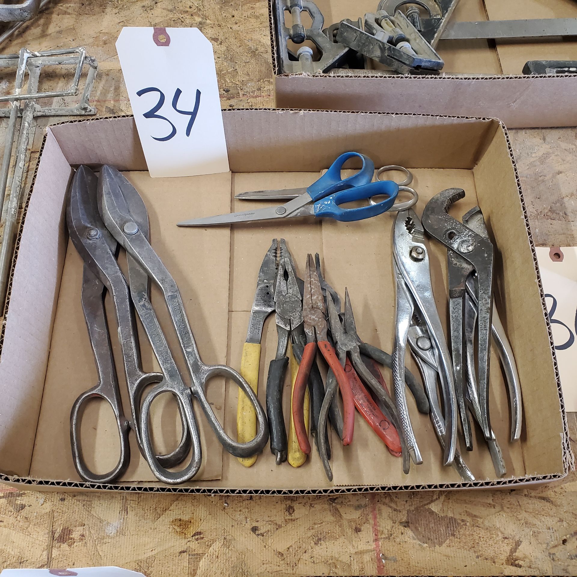 Lot of Assorted Shears & Pliers