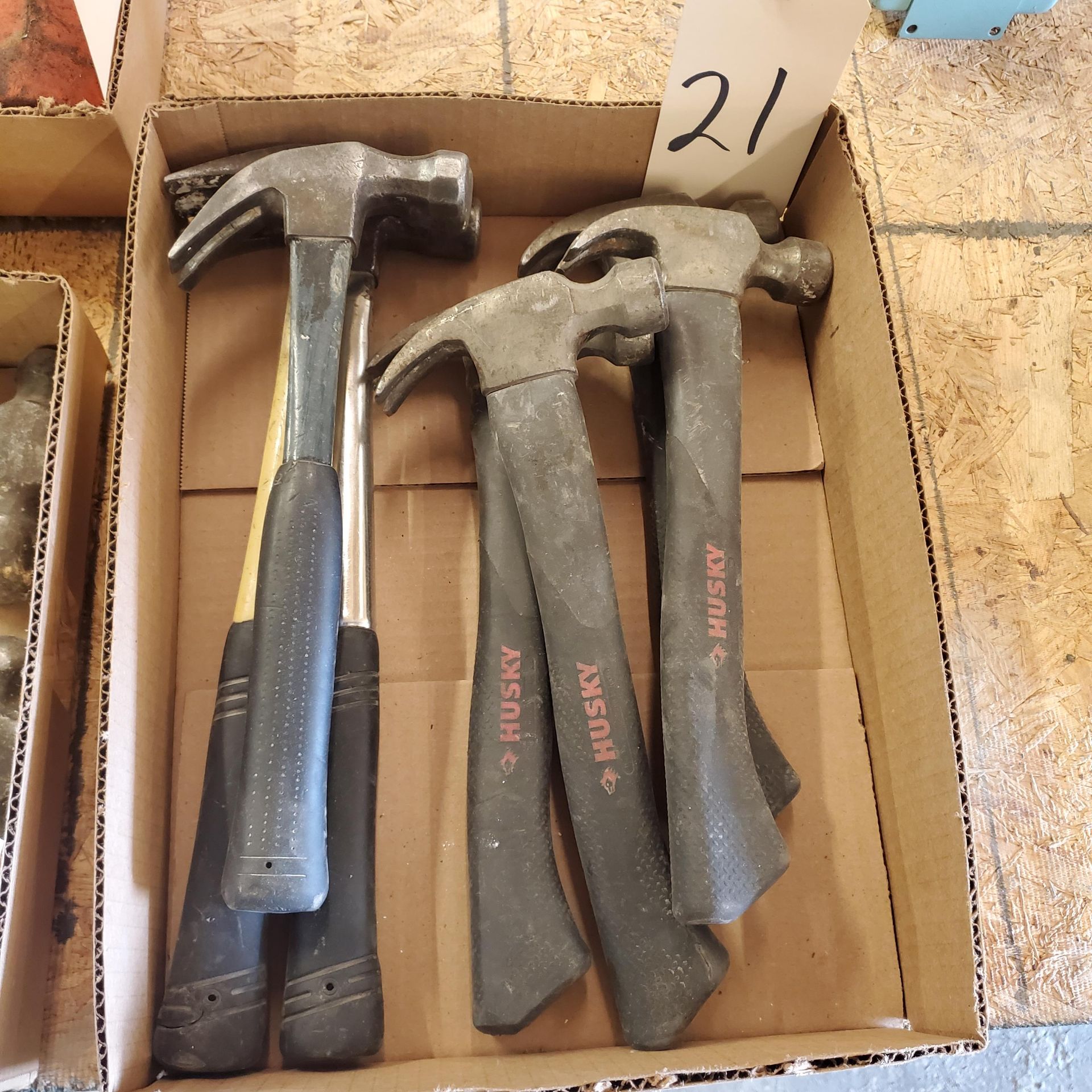 Lot of Assorted Claw Hammers