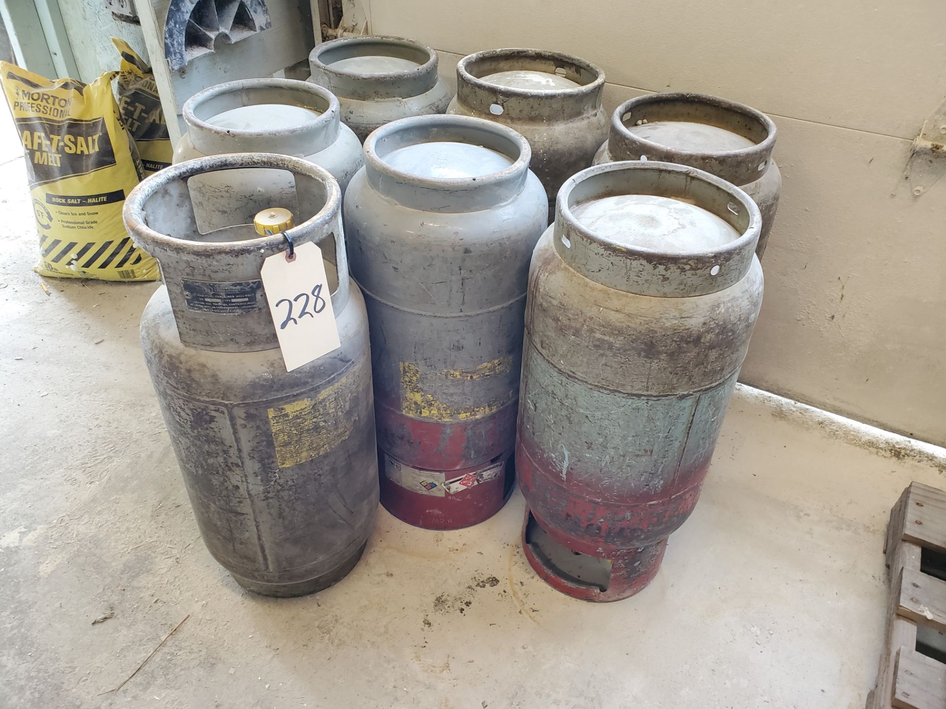 (7) Steel LP Fuel Tanks