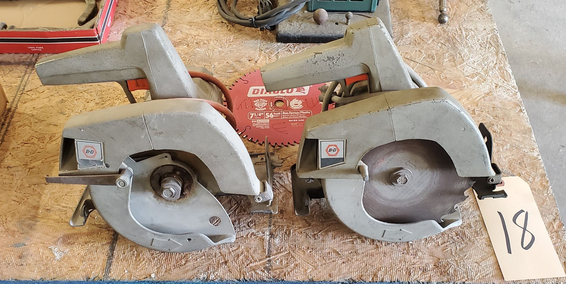 (2) Black & Decker #7301 Circular Saws