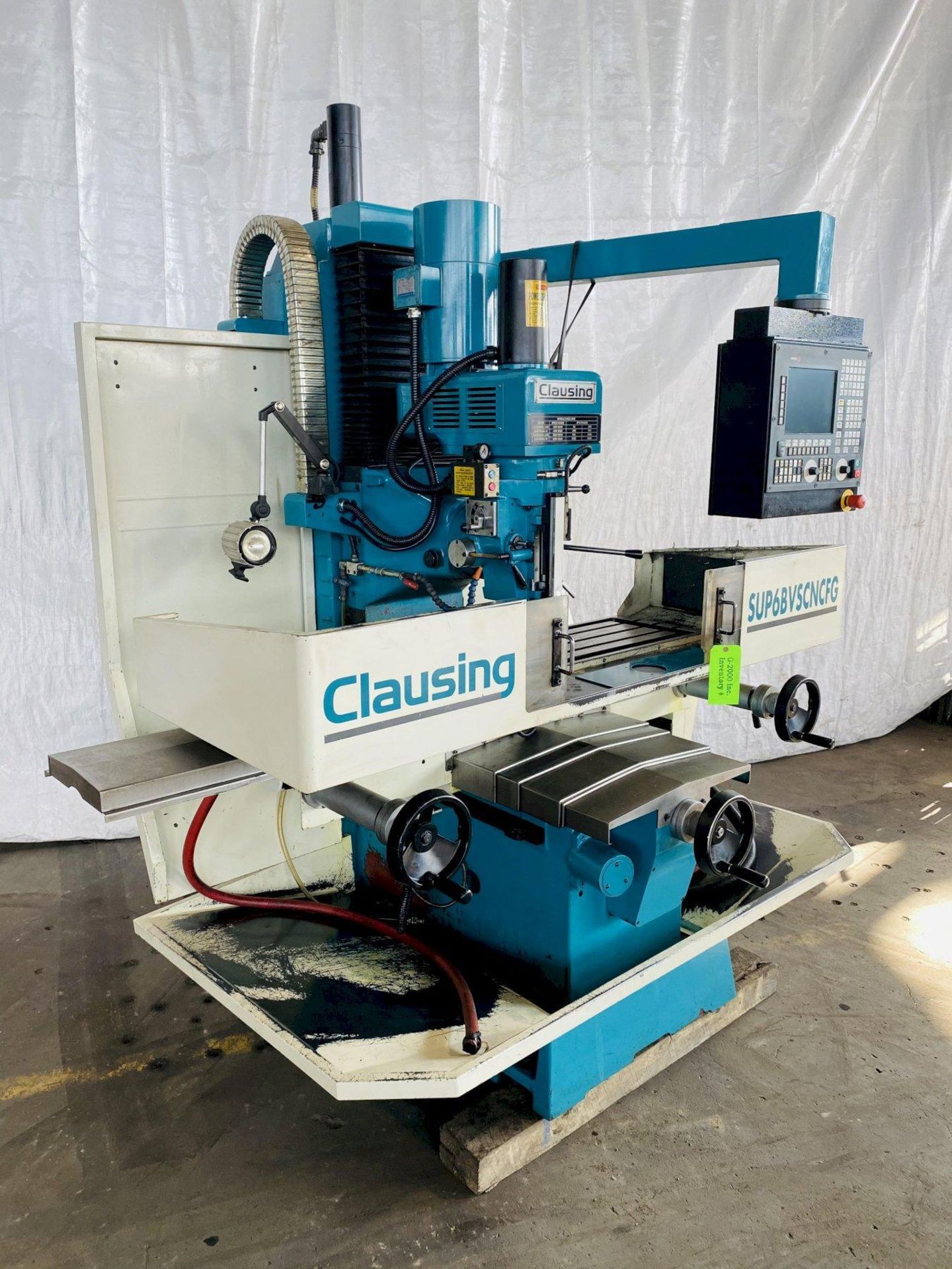 (2014) 5 HP CLAUSING SUP6BVSCNCFG 3 AXIS SUPER BED MILL - Image 3 of 18