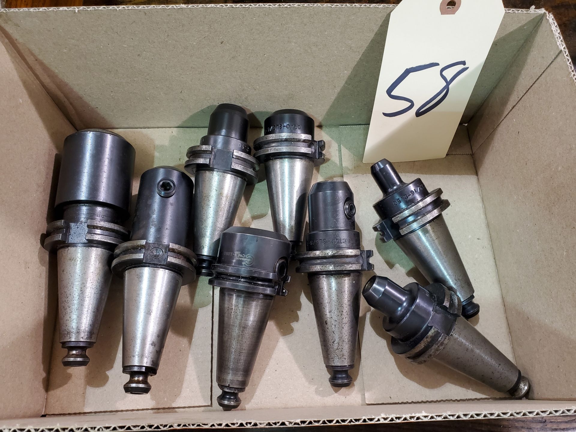 (8) CAT40 End Mill Tool Holders