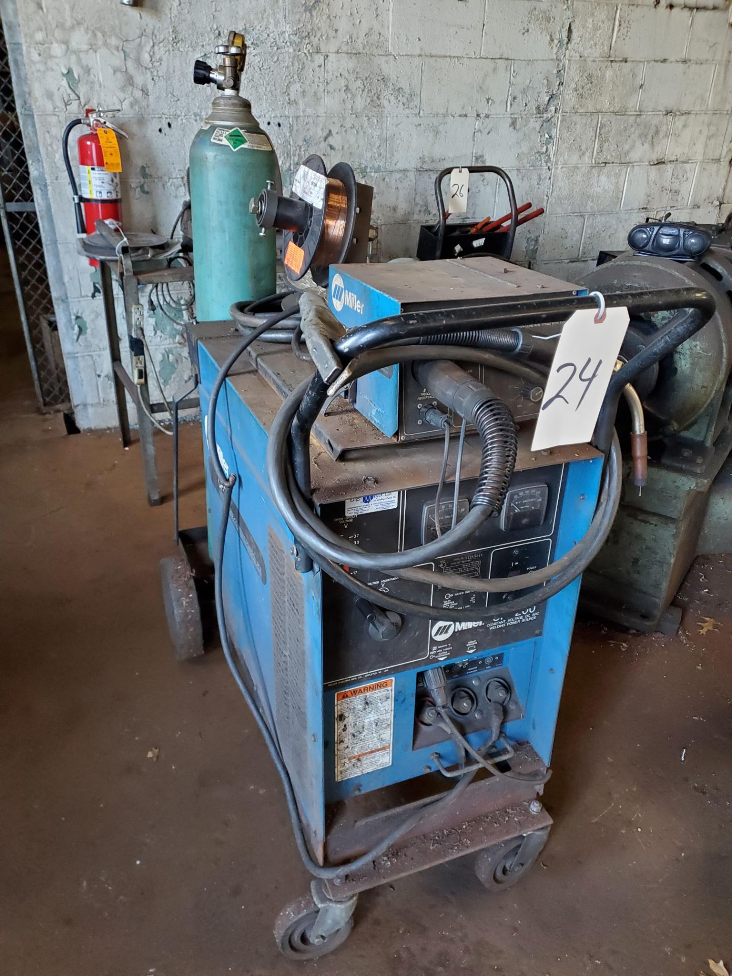 Miller CP-200 MIG Welder, S/N KC315714, S-21E Wire Feed