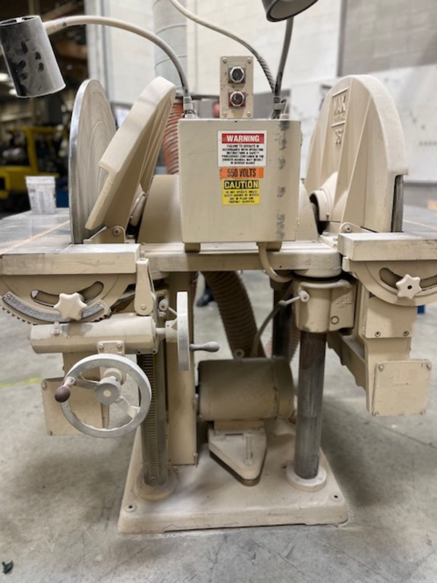 MAX UNIVERSAL TWO SIDED DISC SANDER, 36'' DIAMETER, MODEL 36D, LOCATION, WINDSOR, ONTARIO - Bild 2 aus 3