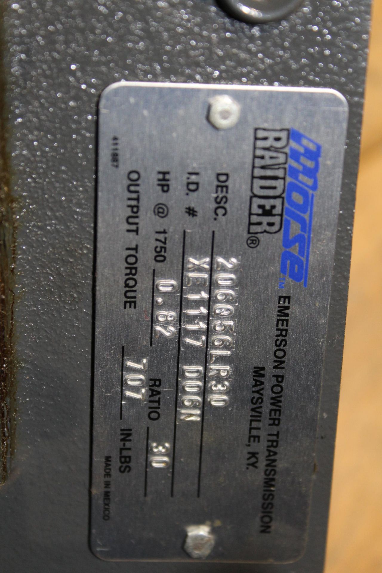 GEAR REDUCERS (USED), SEE PICTURES FOR NAME PLATE INFO, LOCATION, LONDON, ONTARIO - Image 6 of 6