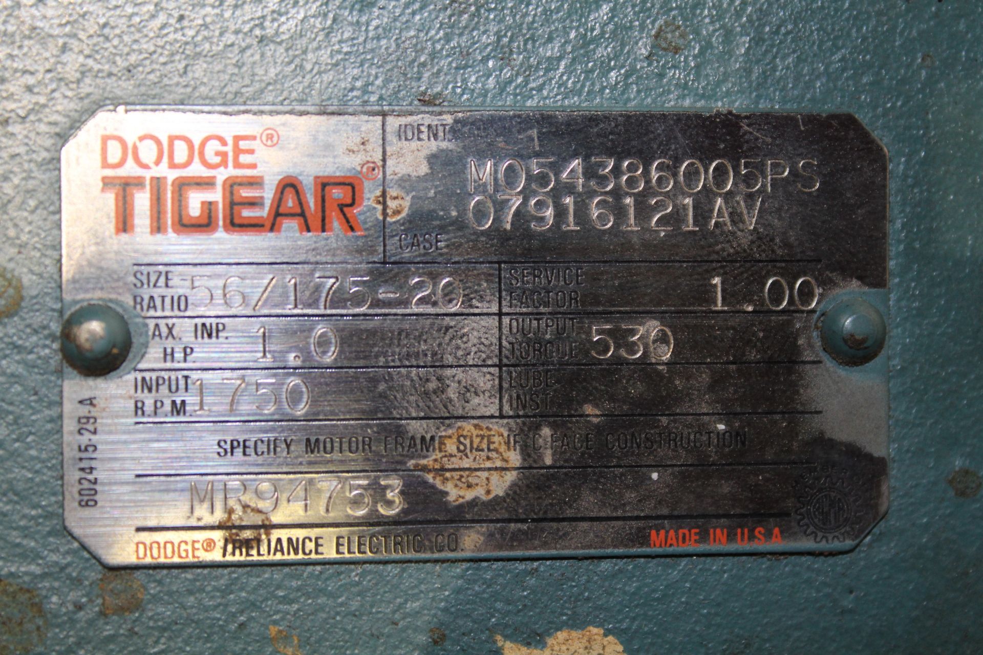 GEAR REDUCERS (USED), SEE PICTURES FOR NAME PLATE INFO, LOCATION, LONDON, ONTARIO - Image 4 of 6