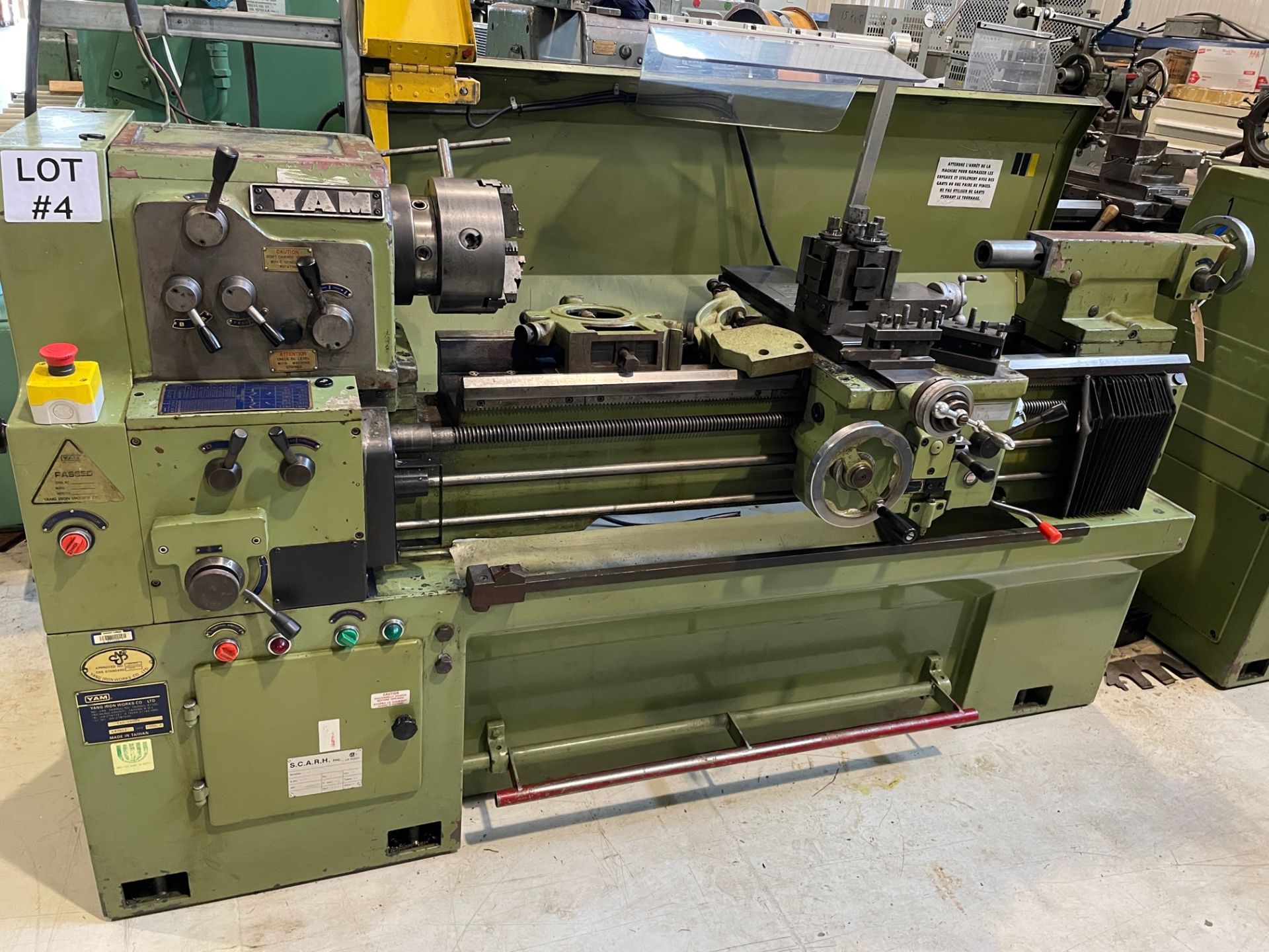 YAM LATHE, MODEL 1000G, A97813, 14'' X 40'', LOCATION, MONTREAL, QUEBEC
