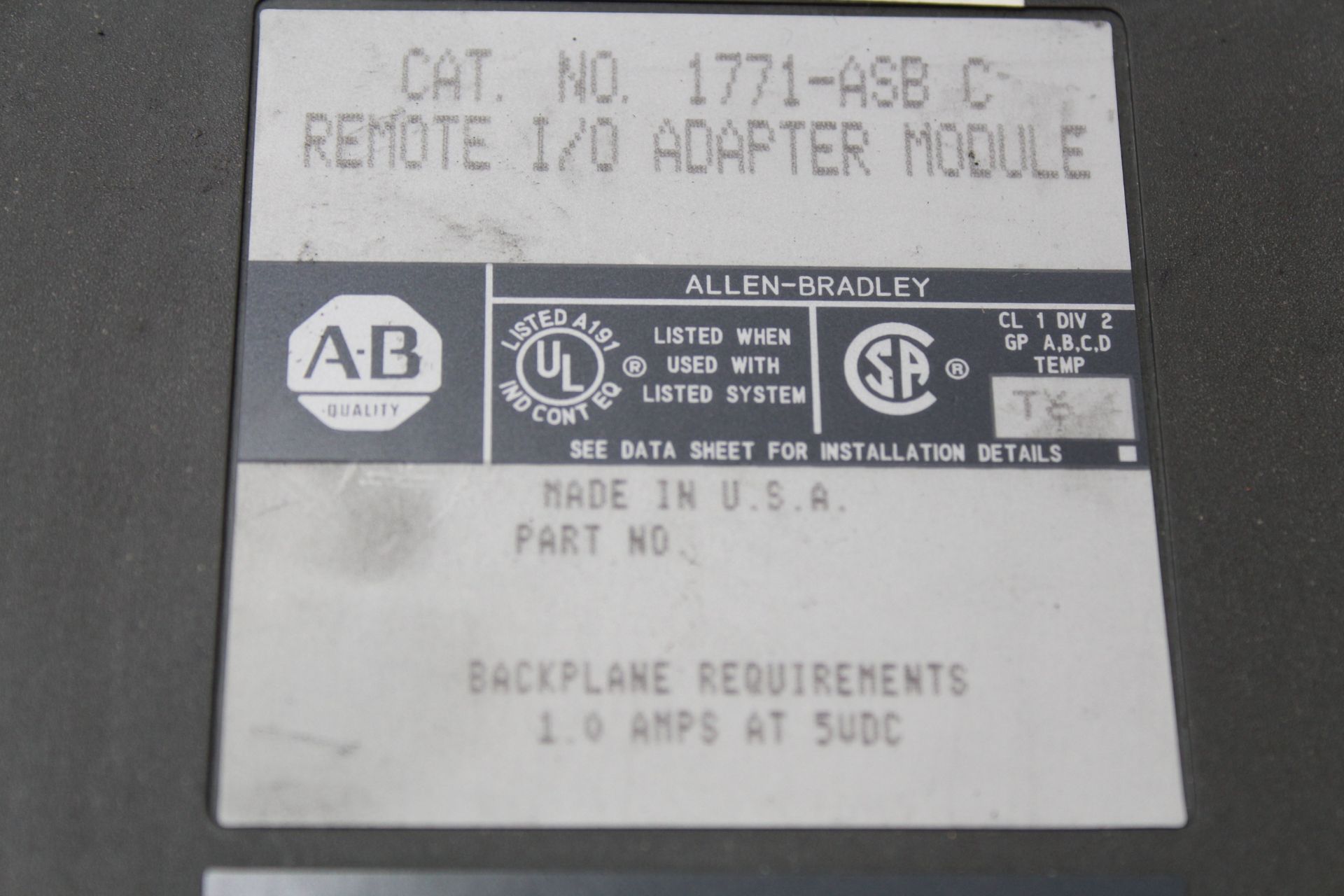 4 Allen Bradley Processors, Location, London, Ontario - Image 5 of 5