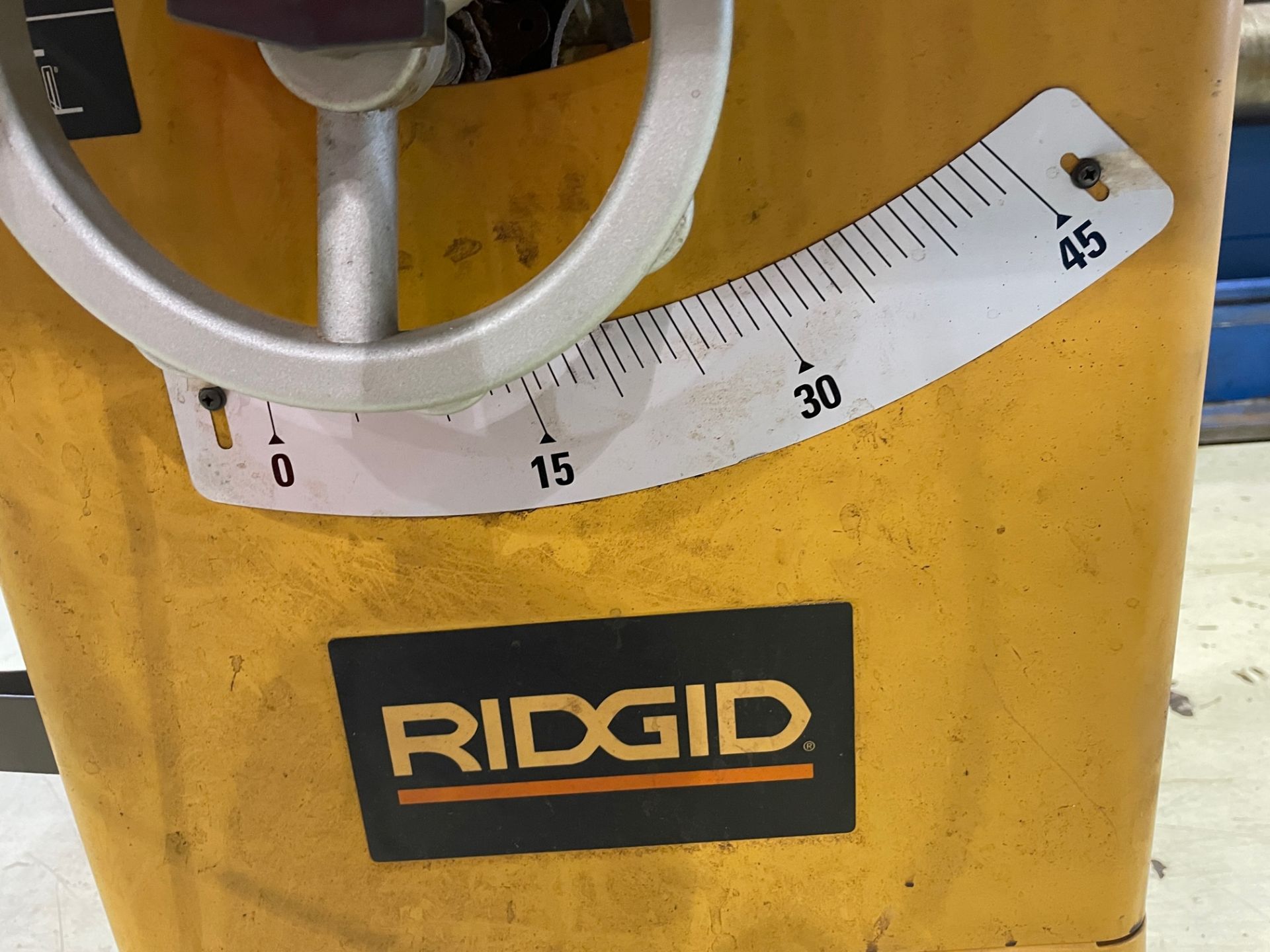 RIGID TABLE SAW, MODEL R4511, S/N CD094813056, 10'' SAW BLADE, LOCATION, MONTREAL, QUEBEC - Image 3 of 4