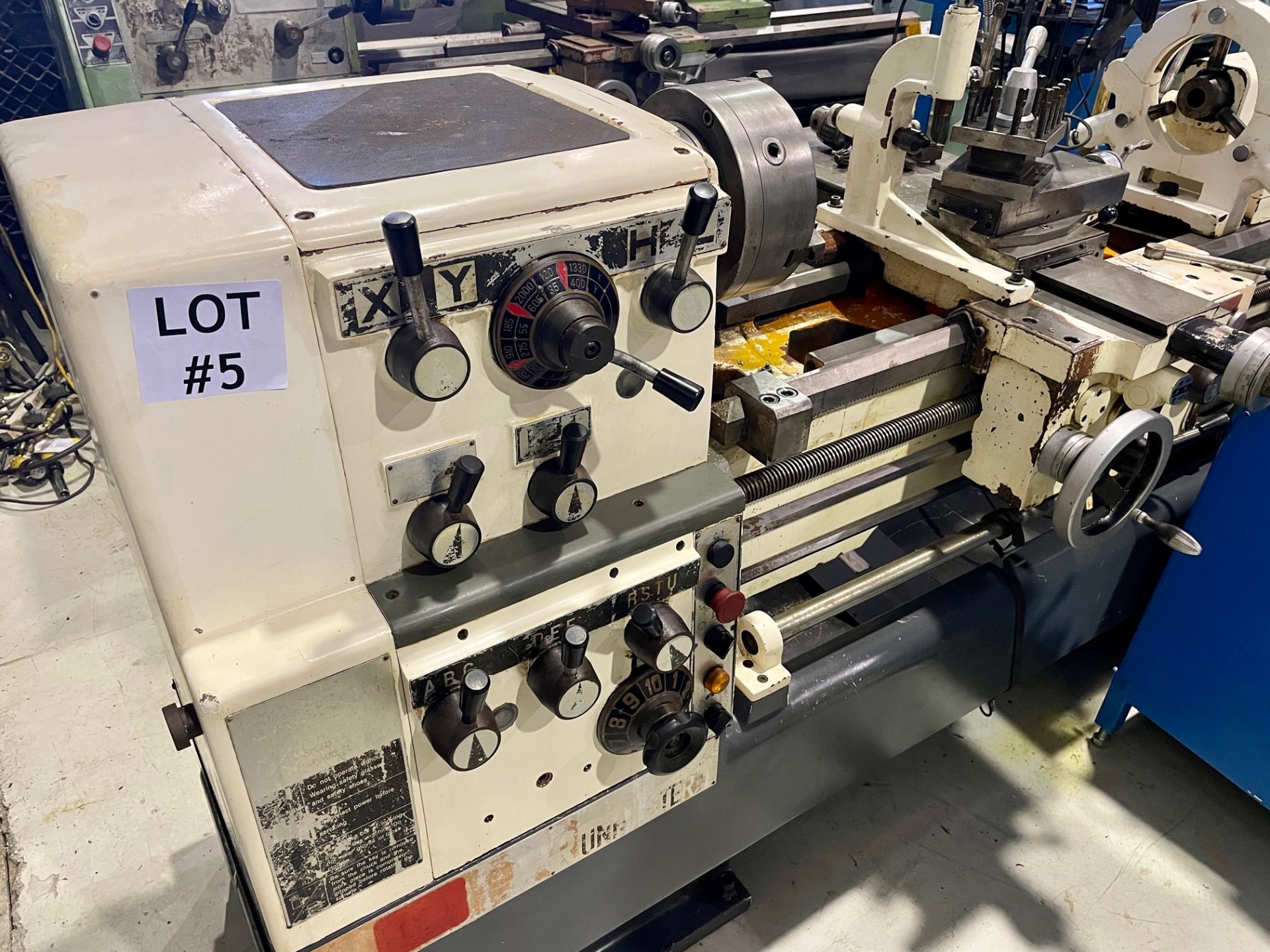 RUNMASTER LATHE, MODEL RUN-410X1000, S/N 001006, 16'' X 40'', LOCATION, MONTREAL, QUEBEC