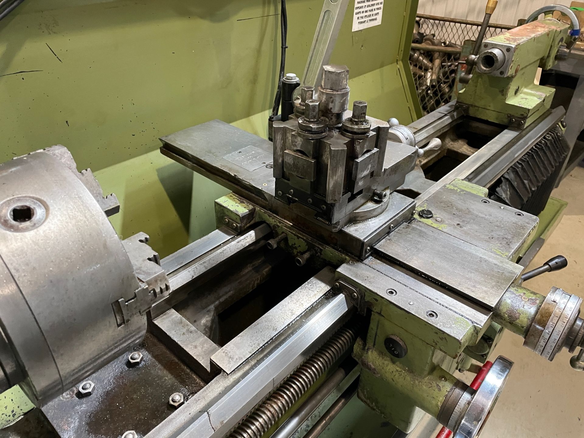 YAM LATHE, MDL 1000G, S/N A97771, 14'' X 40'', LOCATION, MONTREAL, QUEBEC - Image 6 of 6