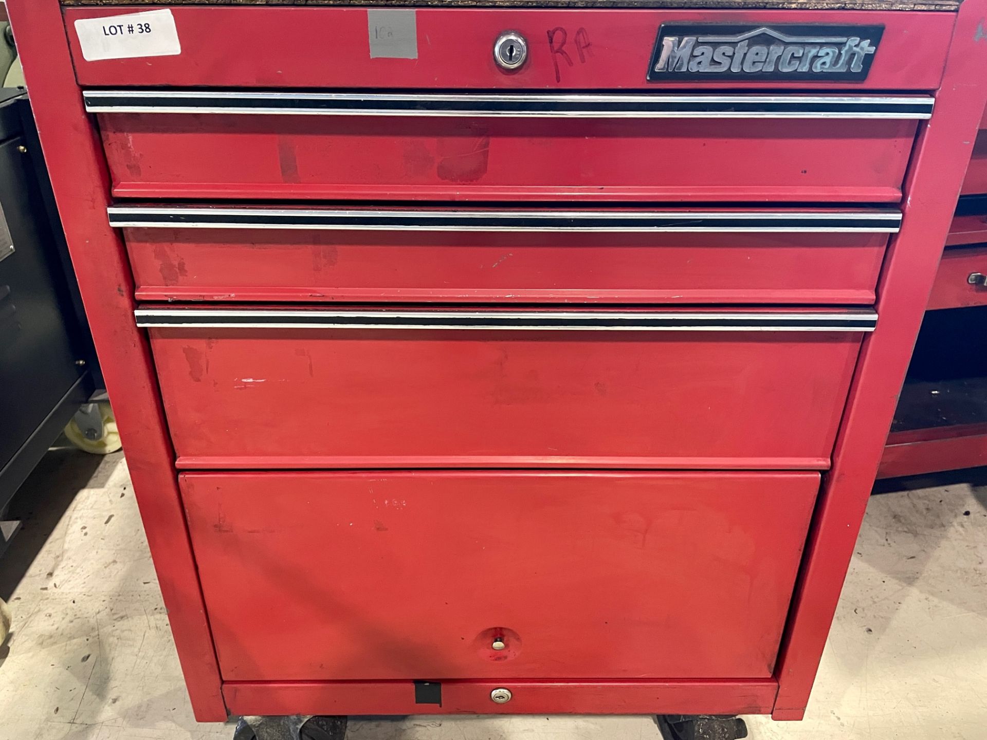 MASTERCRAFT TOOLBOX, 4 DRAWER, LOCATION, MONTREAL, QUEBEC