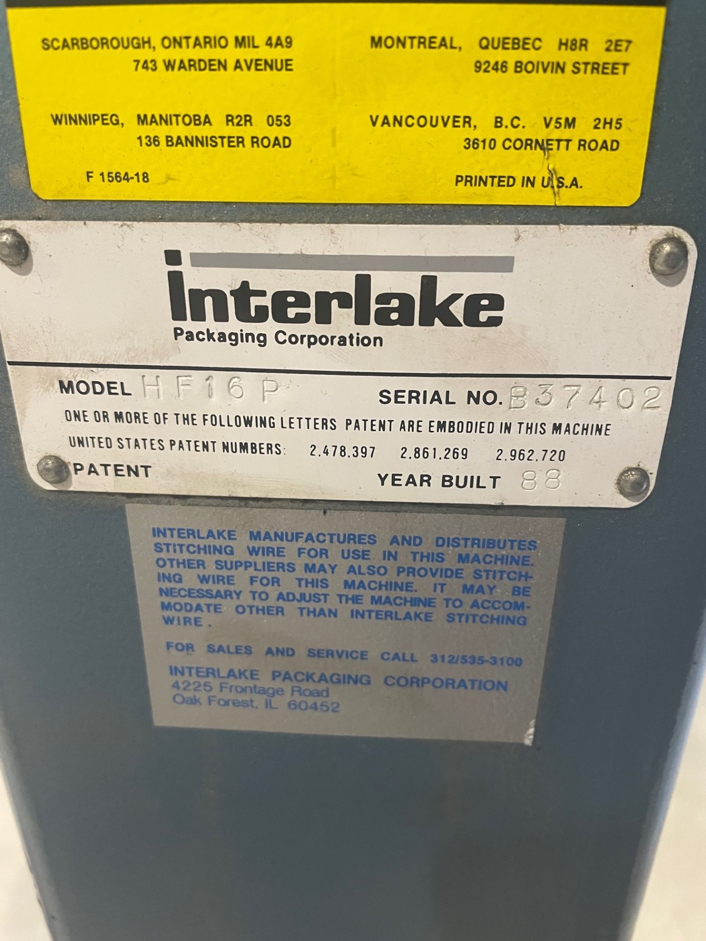 Interlake Stapling Machine - Image 4 of 5
