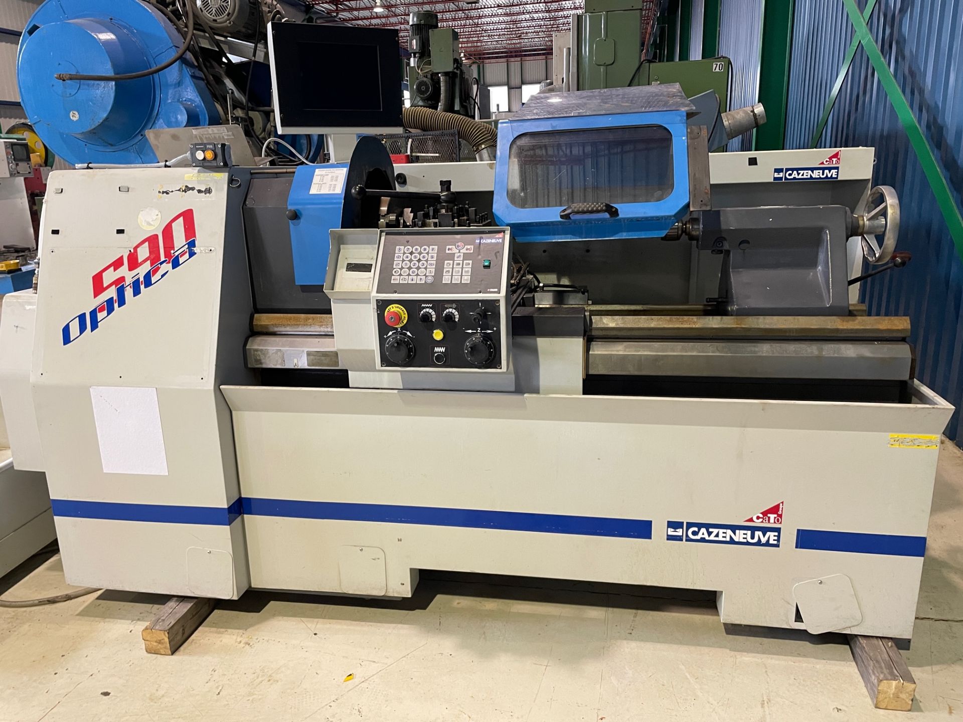 2005 Cazeneuve CNC Lathe / Model: Optica590 / SN: 11549 / Bed: 23"