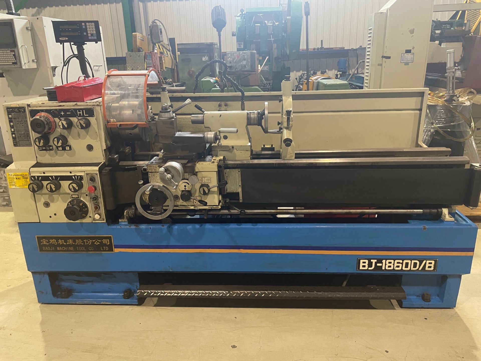 2002 Baoji Lathe / Model: BJ-1860/B / SN: 0205043 / Bed Width: 38.5"