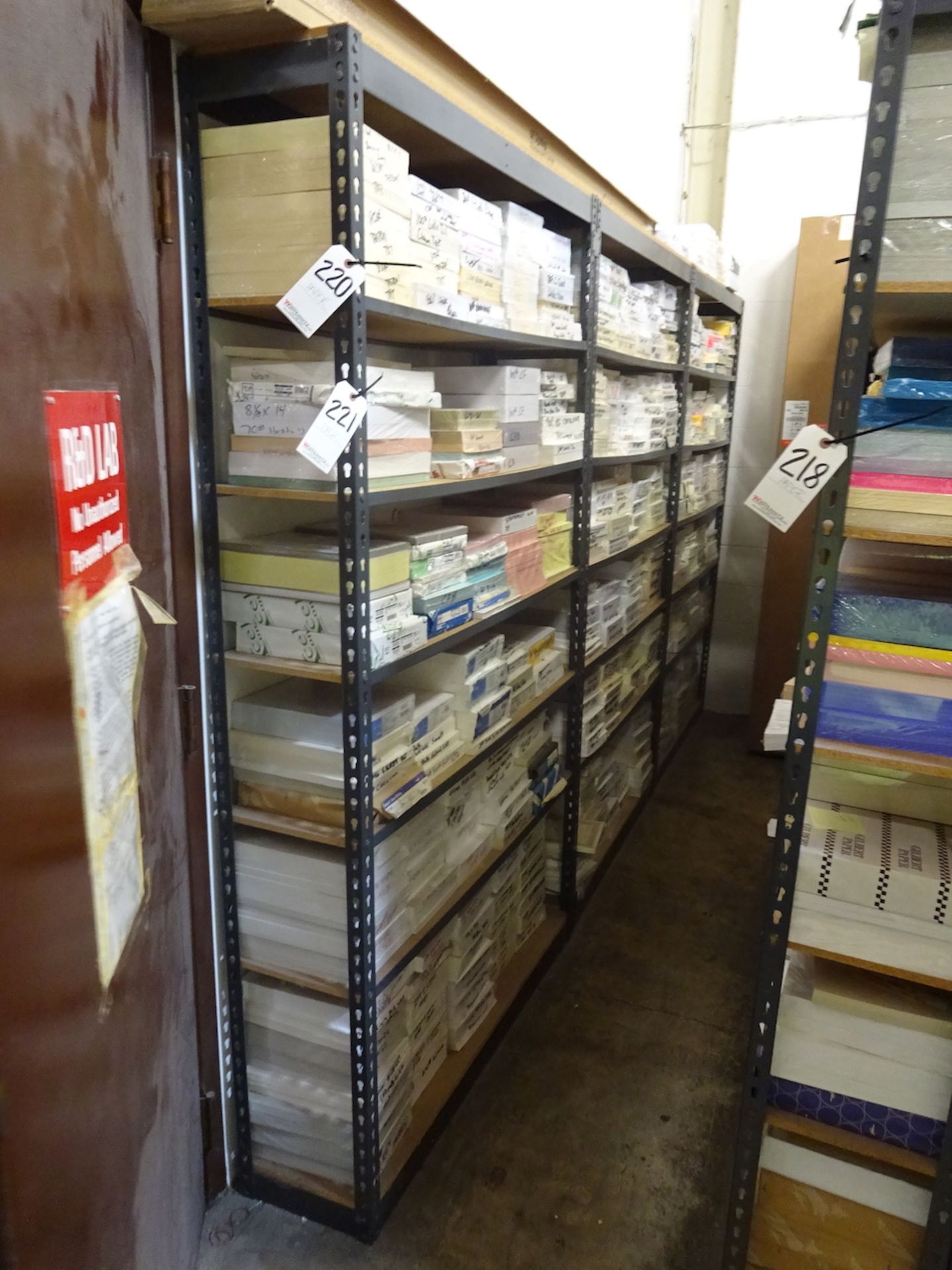 LOT: Assorted Paper Inventory