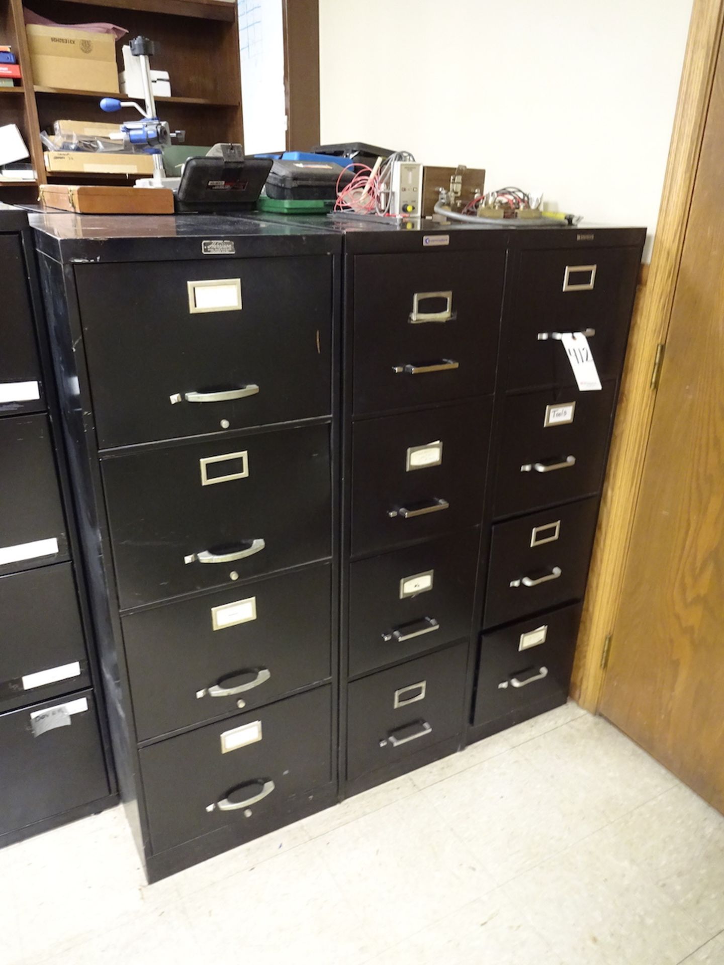 LOT: (3) 4-Drawer File Cabinets (no contents)