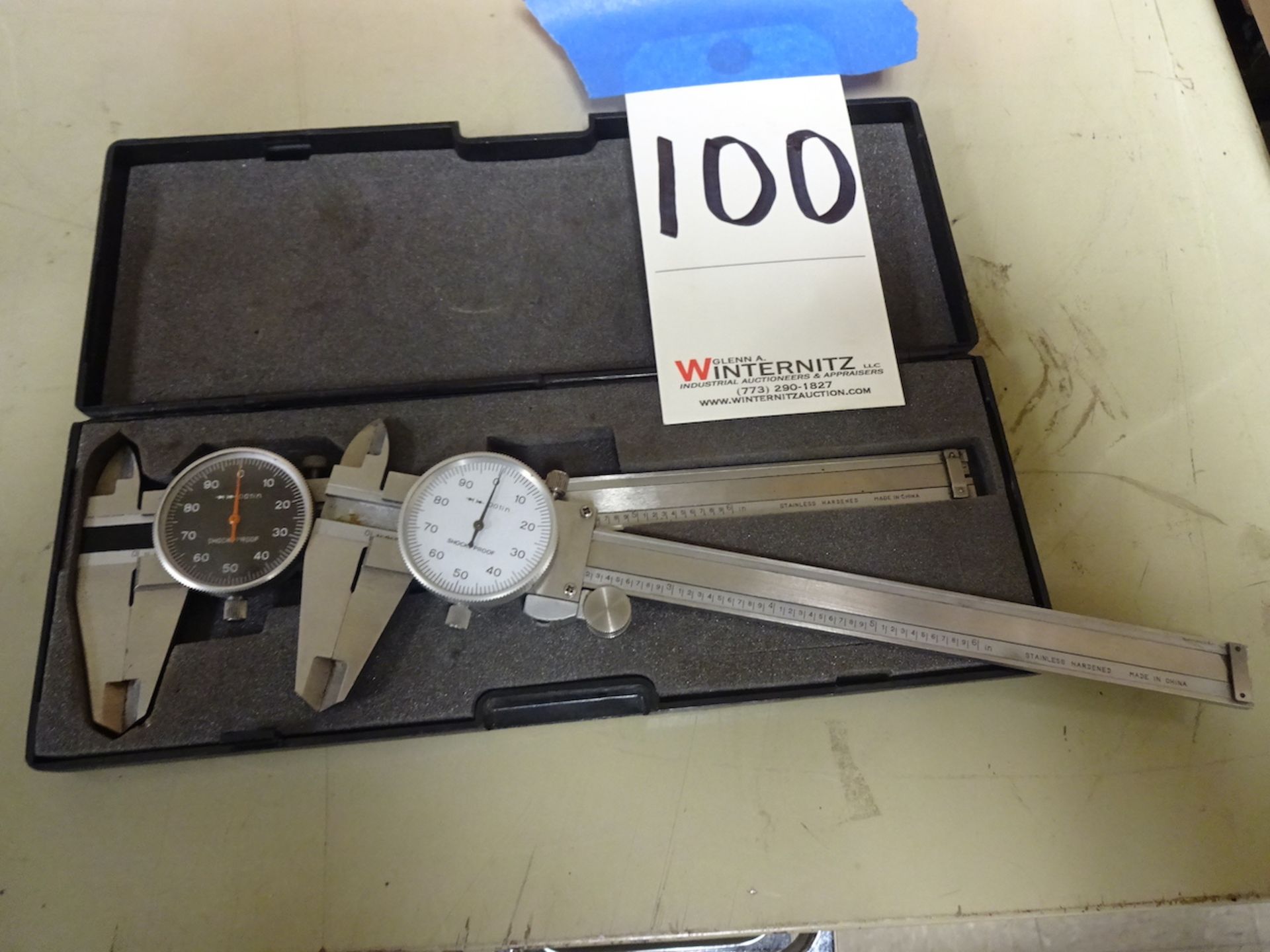 LOT: (2) Assorted 6 in. Dial Calipers