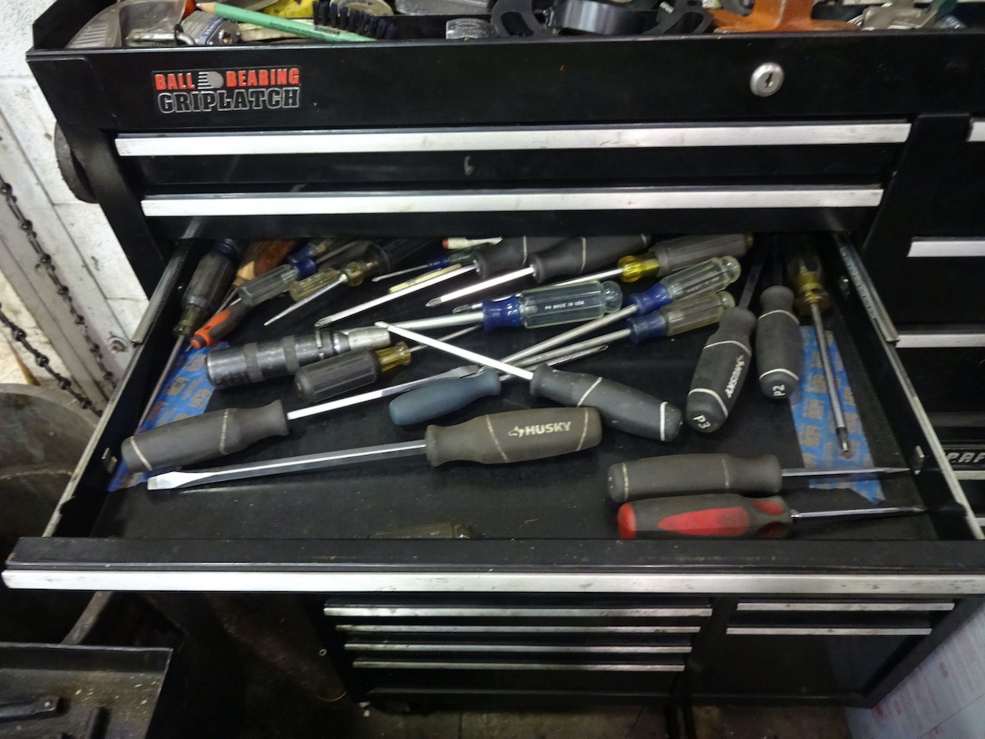 LOT: Craftsman Stacking Tool Box, with Contents - Image 3 of 6