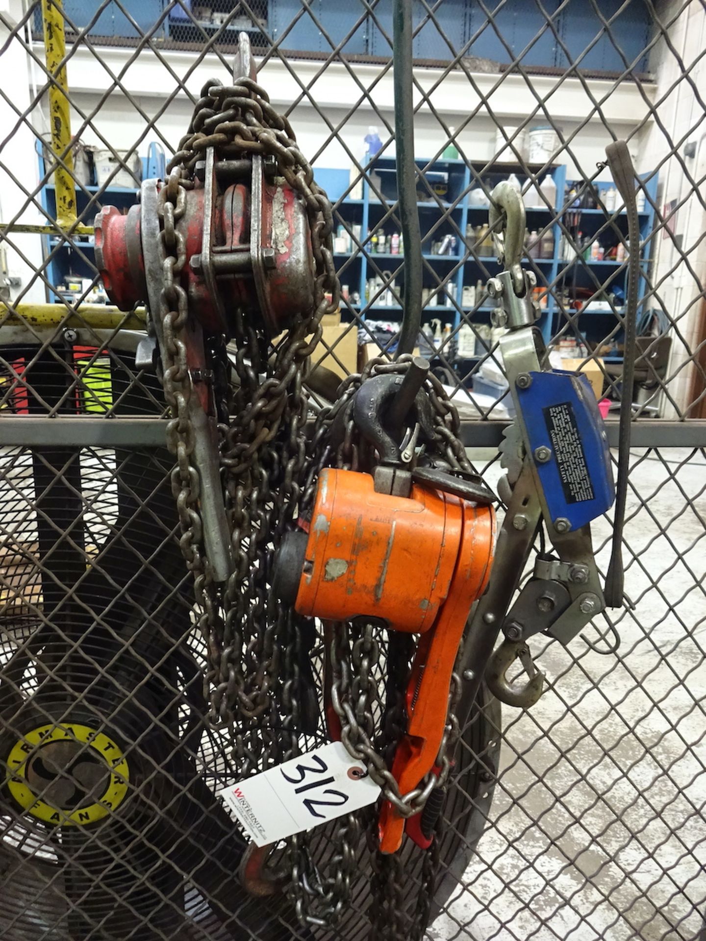 LOT: (2) Assorted Come-Alongs & Cable Puller