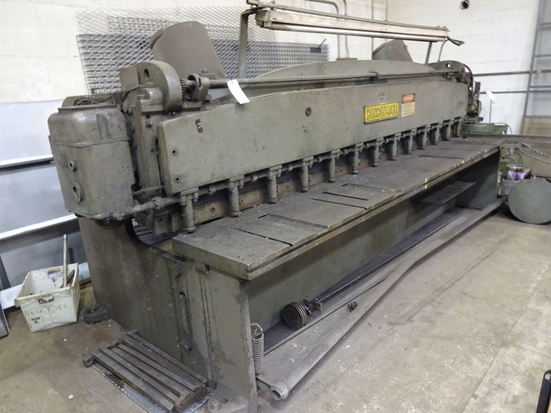 Cincinnati 1/4 in. x 12 ft. Model 1812 Power Squaring Shear, S/N 22286 (Clutch needs repair)