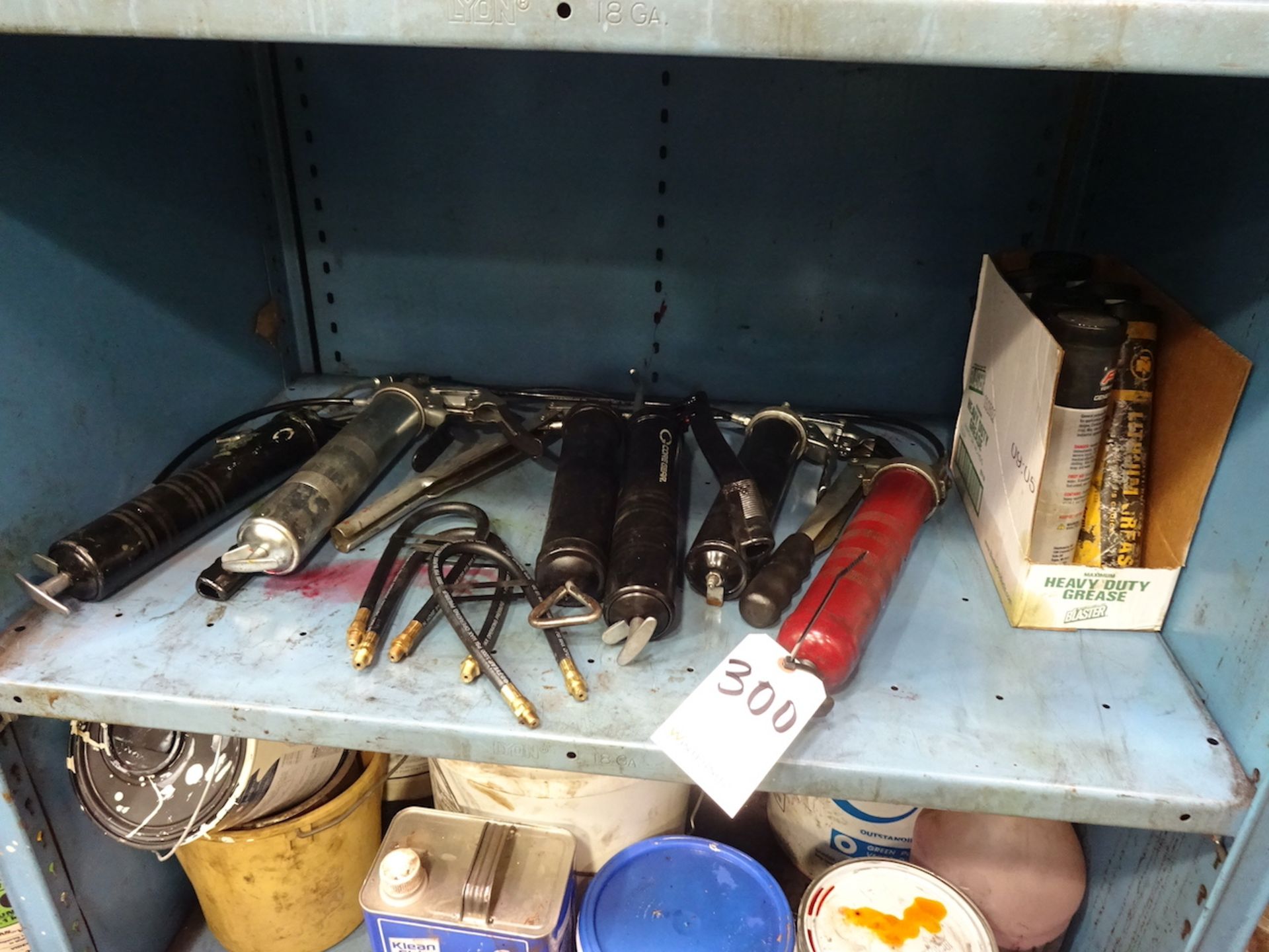 LOT: Assorted Grease Guns & Grease