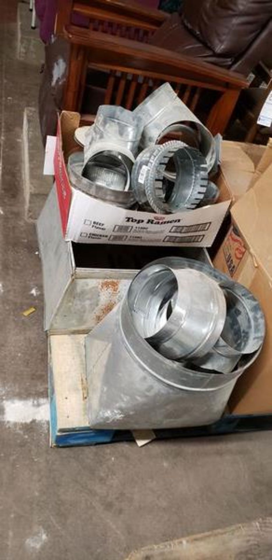 SKID OF ASSORTED DUCT WORK PARTS - Image 2 of 4