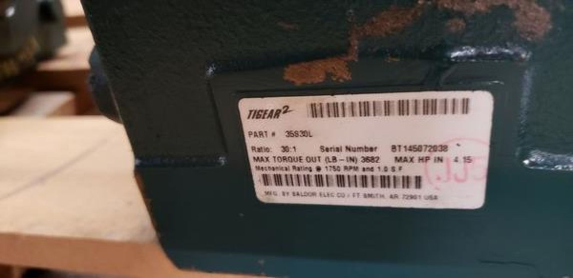 TIGEAR REDUCER 35S30L - Image 3 of 3