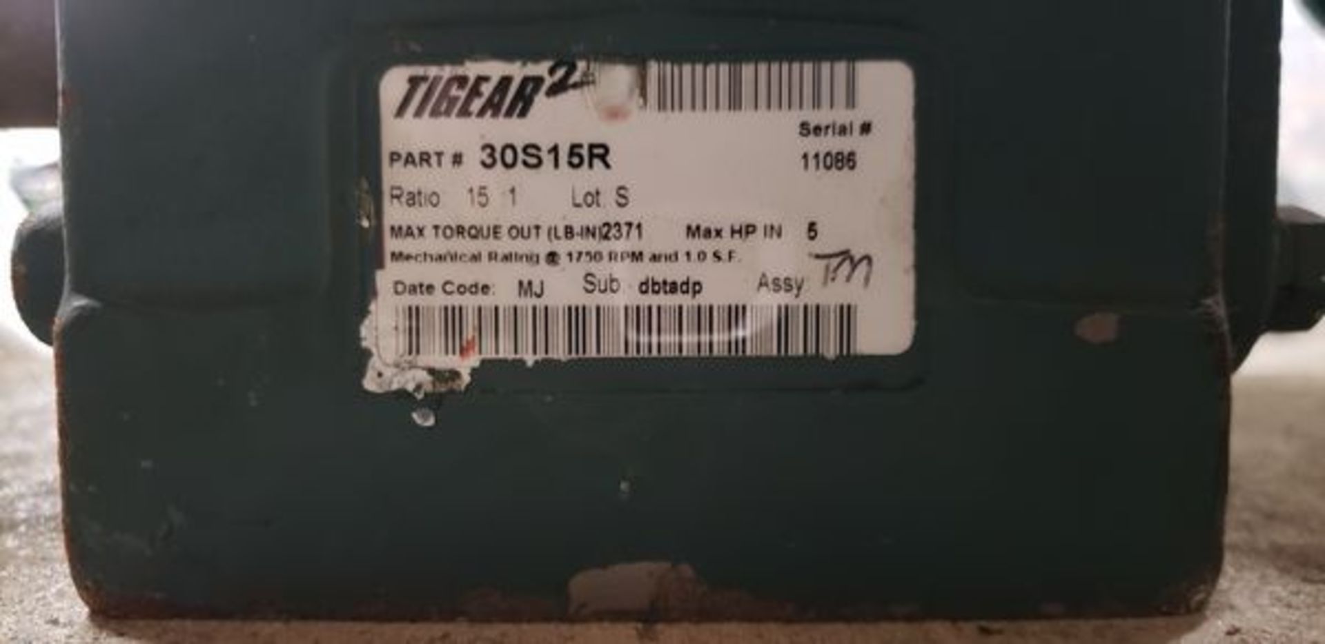 DODGE TIGEAR 2 REDUCER 30S15R - Image 5 of 5