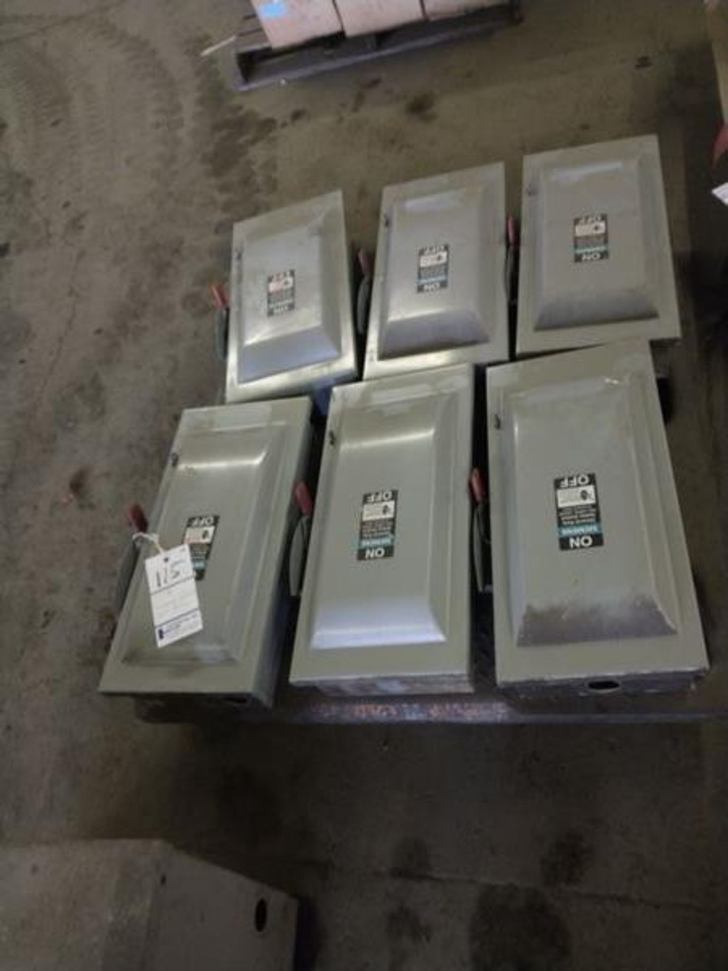 LOT OF 6 SIEMENS GF323N 100A SWITCHES