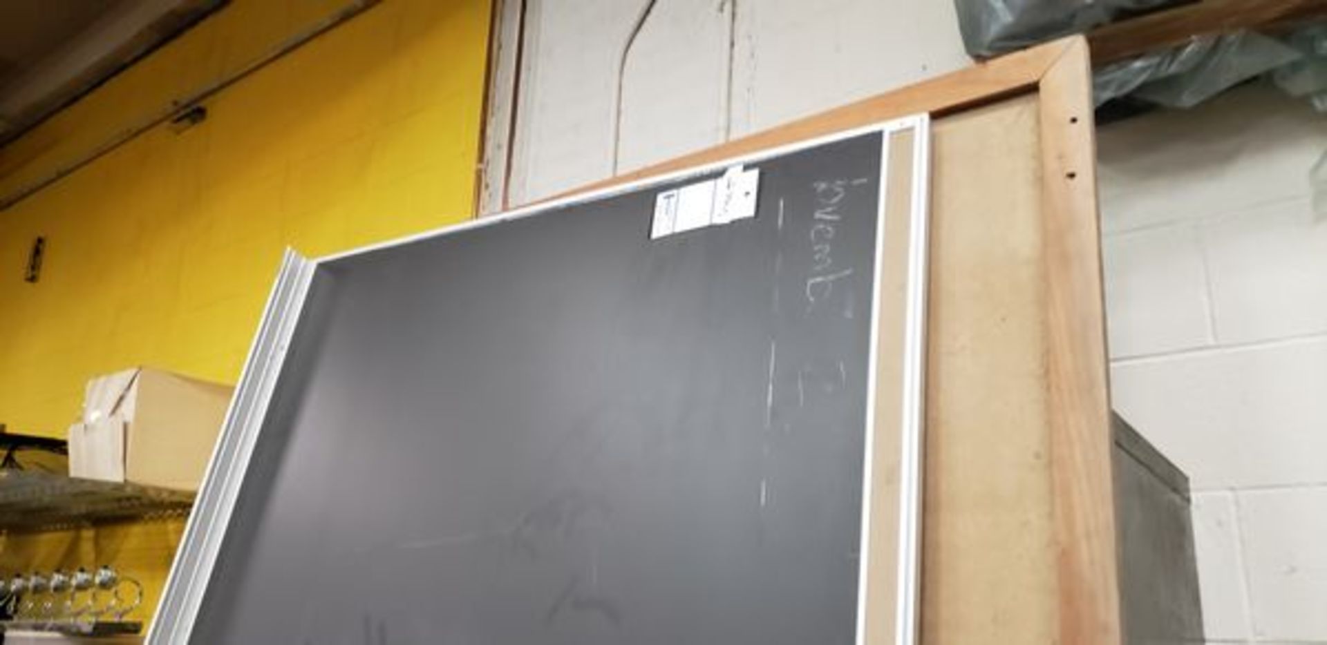 8' X 4' CHALK BOARD AND CORK BOARD - Image 2 of 4