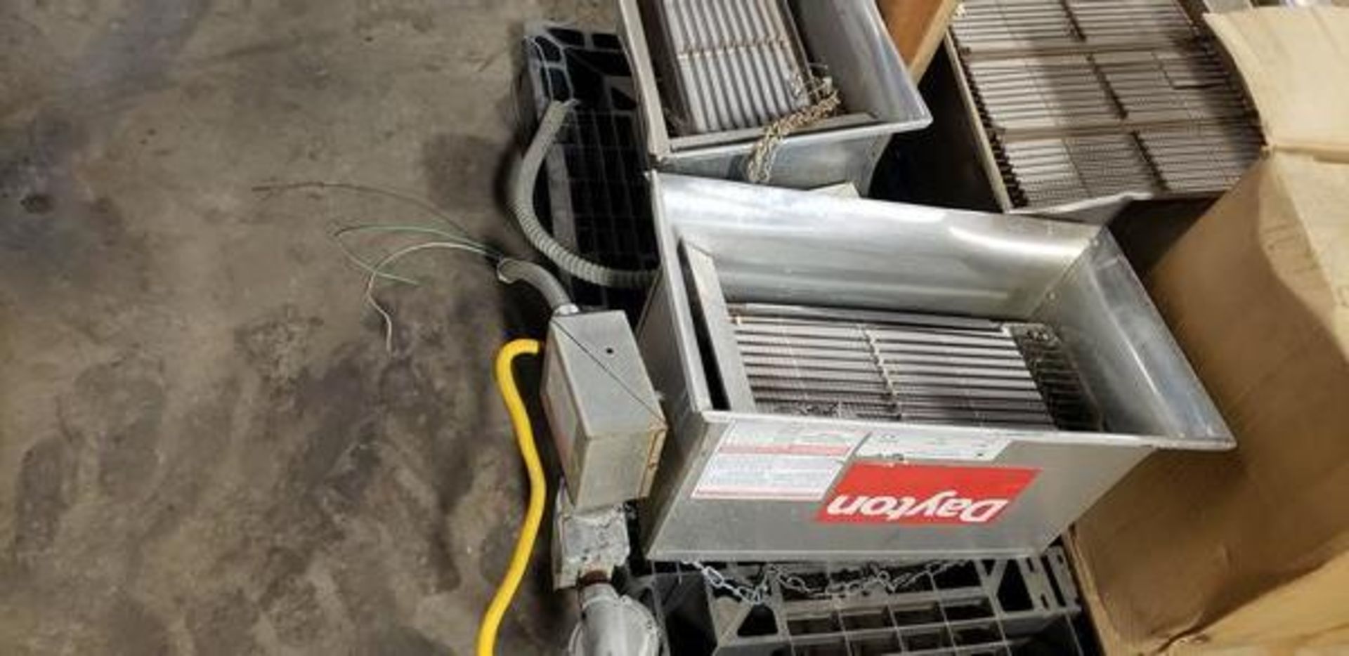 SKID OF OVERHEAD HEATERS AND PARTS - Image 2 of 8