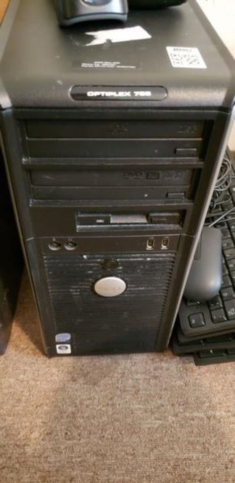 3 ASSORTED DESKTOP COMPUTERS WITH MONITORS, KEYBOARDS, MICE, AND SCANNER - Image 9 of 13