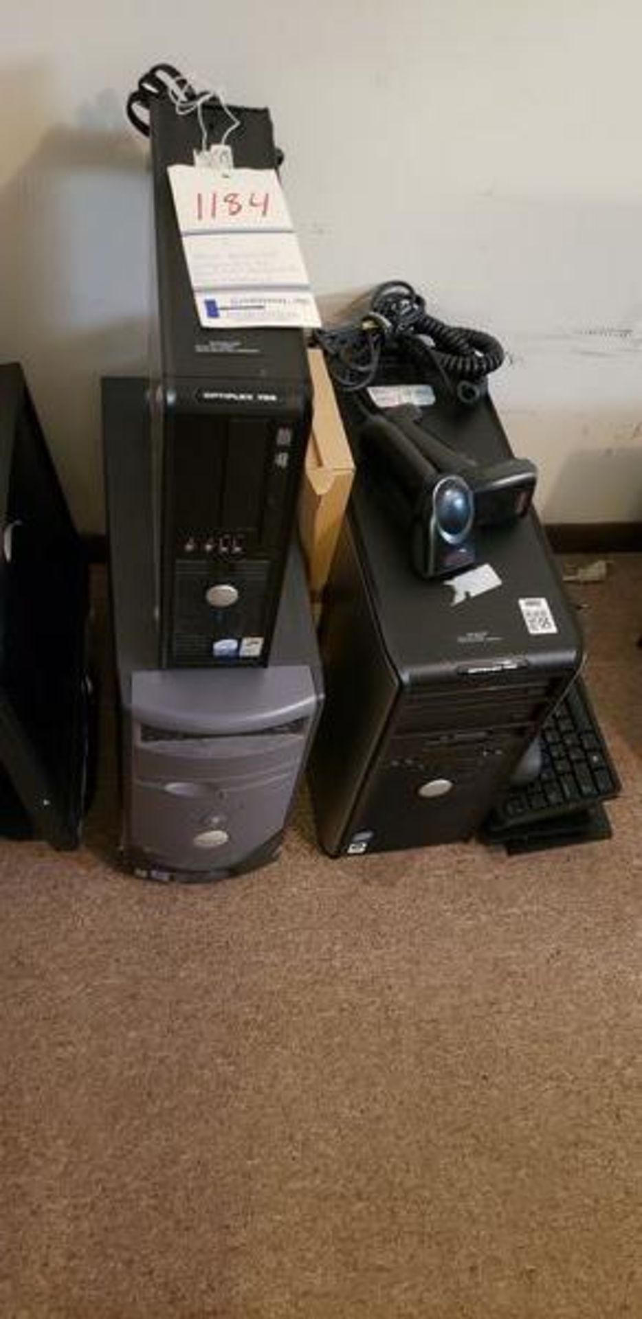 3 ASSORTED DESKTOP COMPUTERS WITH MONITORS, KEYBOARDS, MICE, AND SCANNER - Image 3 of 13