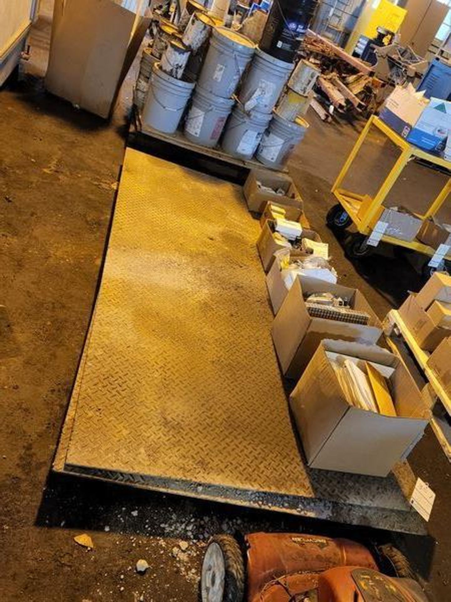 (2) DIAMOND PLATE STEEL PLATES 4' X 8'