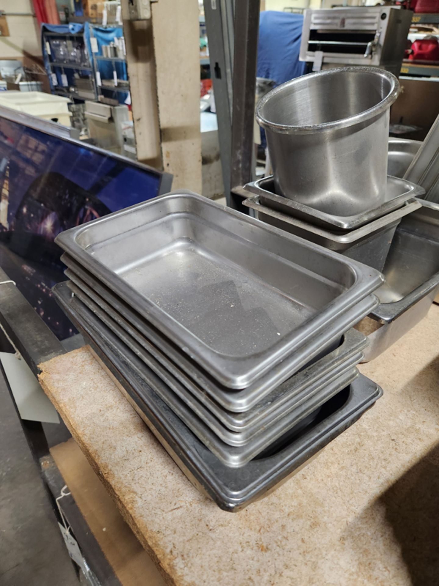 (15) STAINLESS INSERT PANS - Image 2 of 4