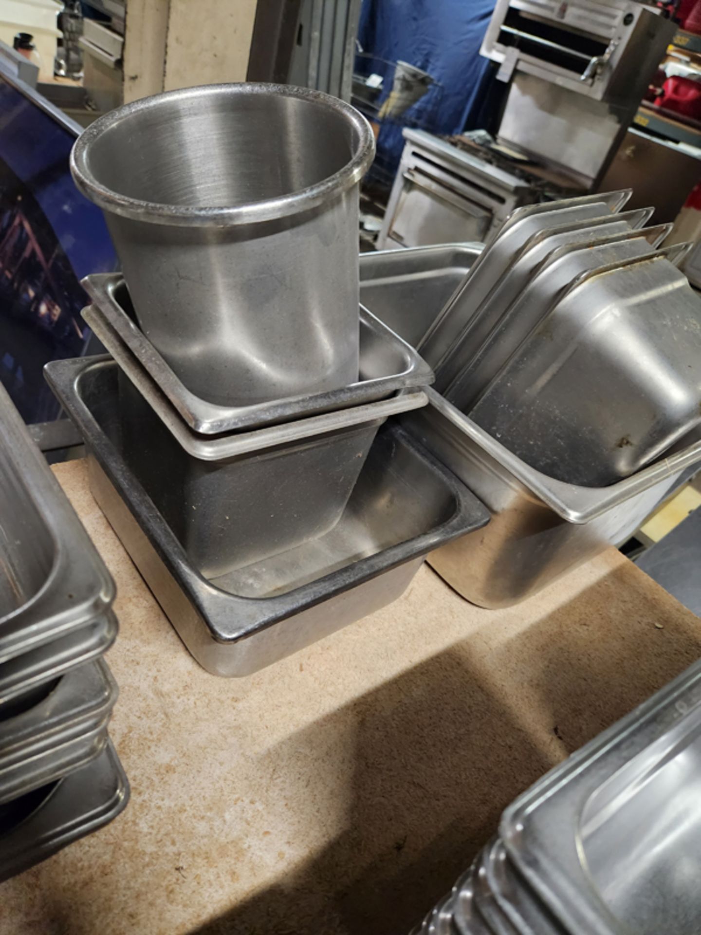 (15) STAINLESS INSERT PANS - Image 3 of 4