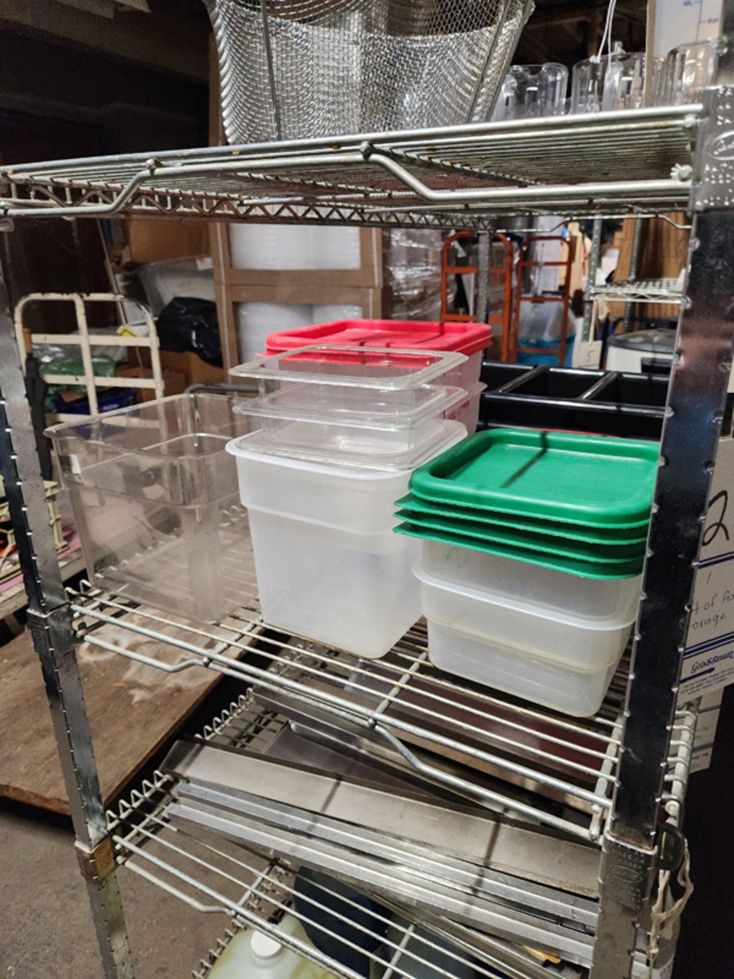 LOT OF FOOD STORAGE CONTAINERS - Image 2 of 2