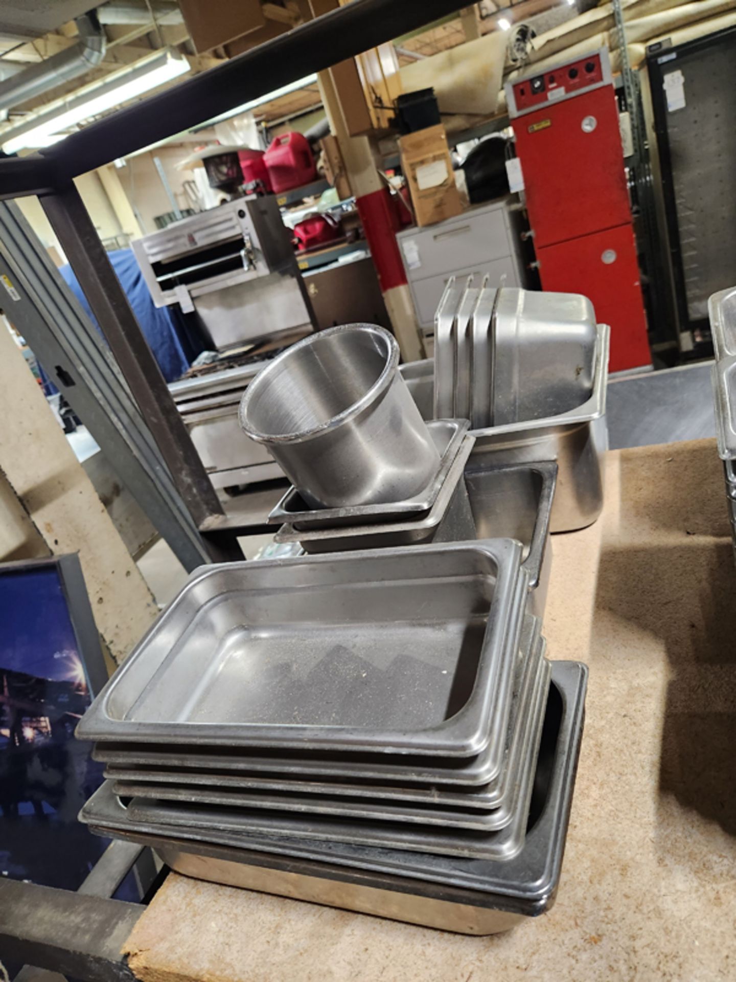 (15) STAINLESS INSERT PANS
