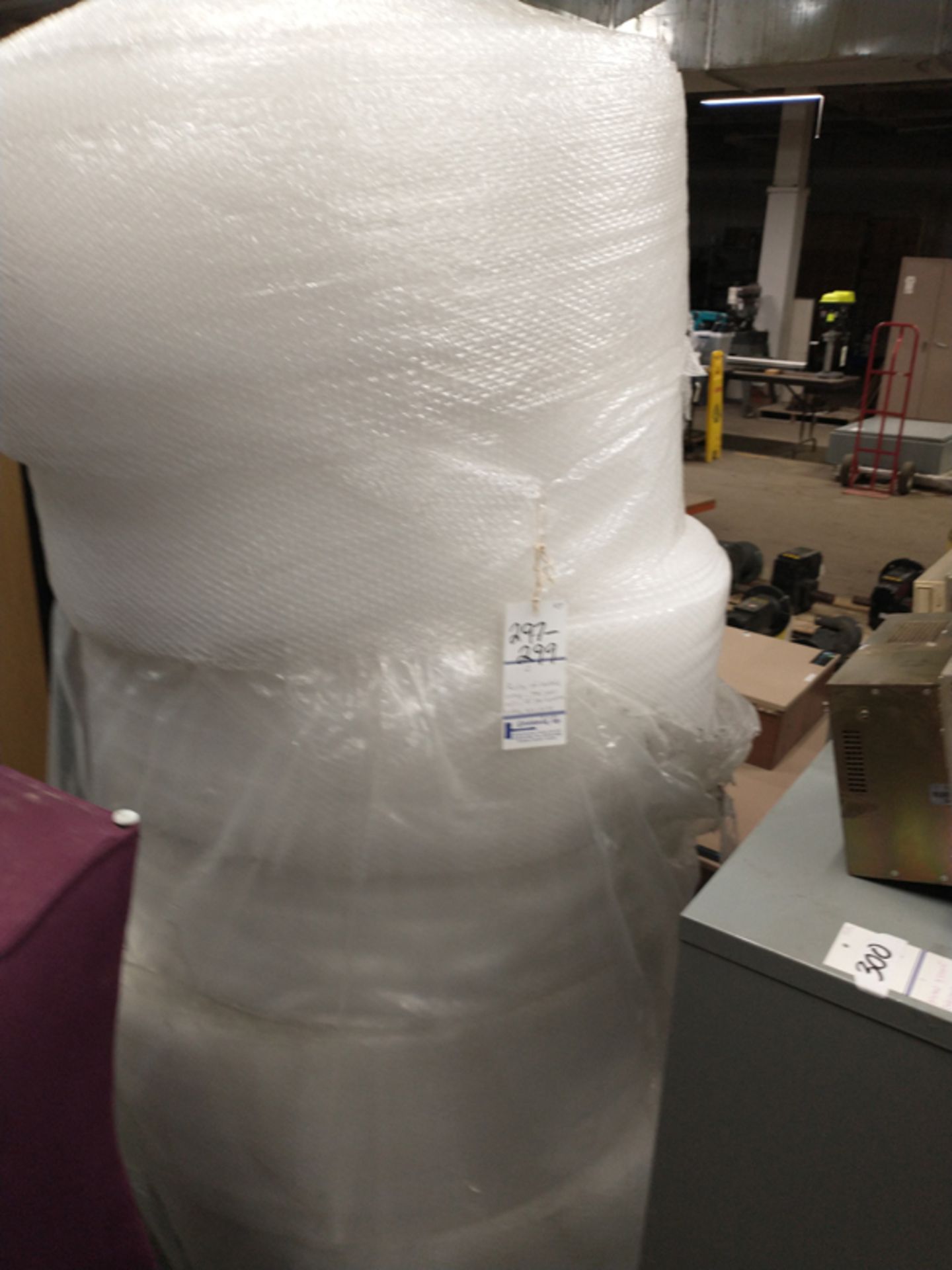 2 ROLLS OF BUBBLE WRAP -EACH ROLLS IS 750' X 12" PERFORATED - SIDES OF THE ROLL ARE DIRTY - Image 2 of 2