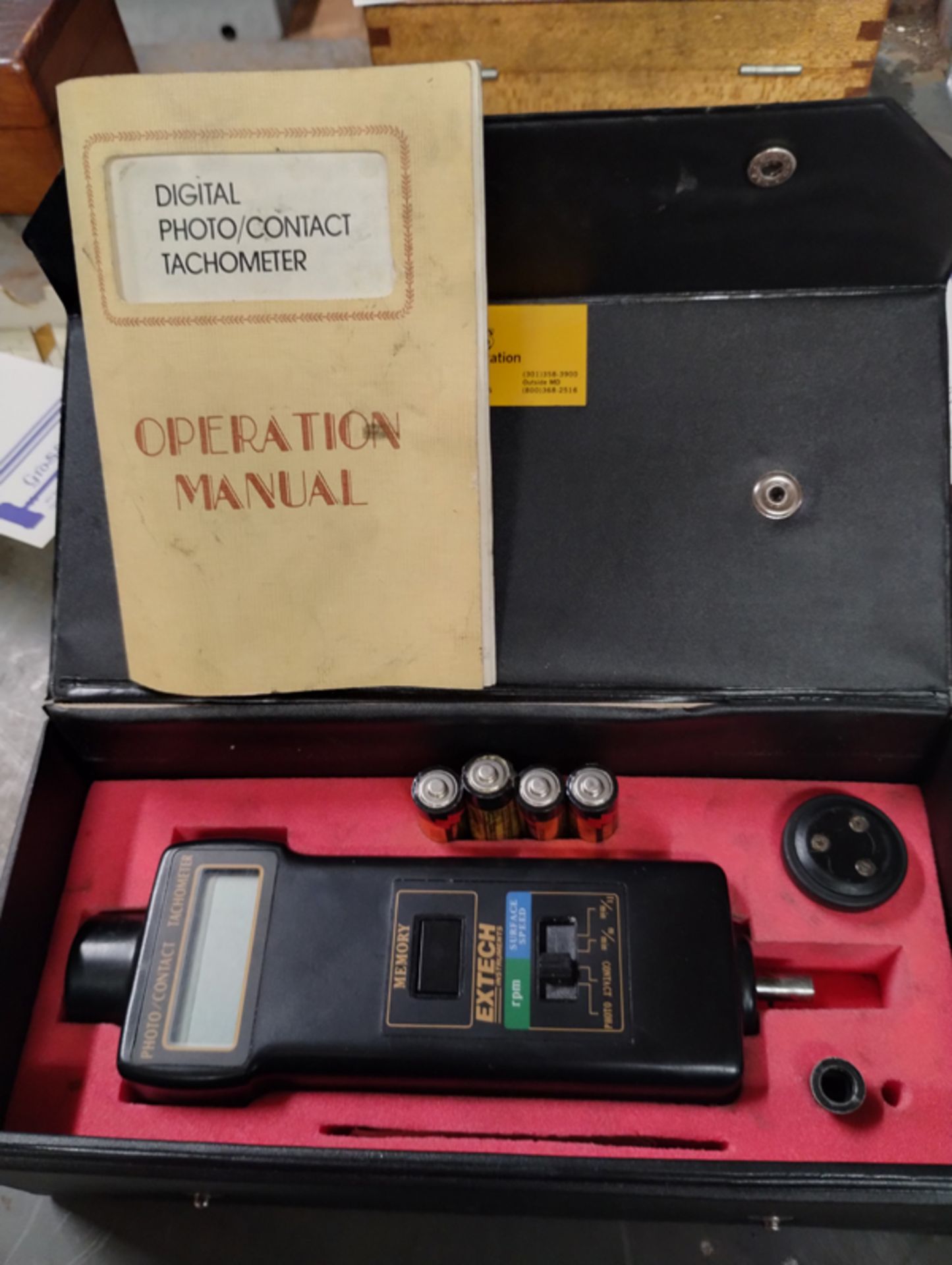 EXTECH INSTRUMENTS PHOTO / CONTACT TACHOMETER K96716 - Image 2 of 5