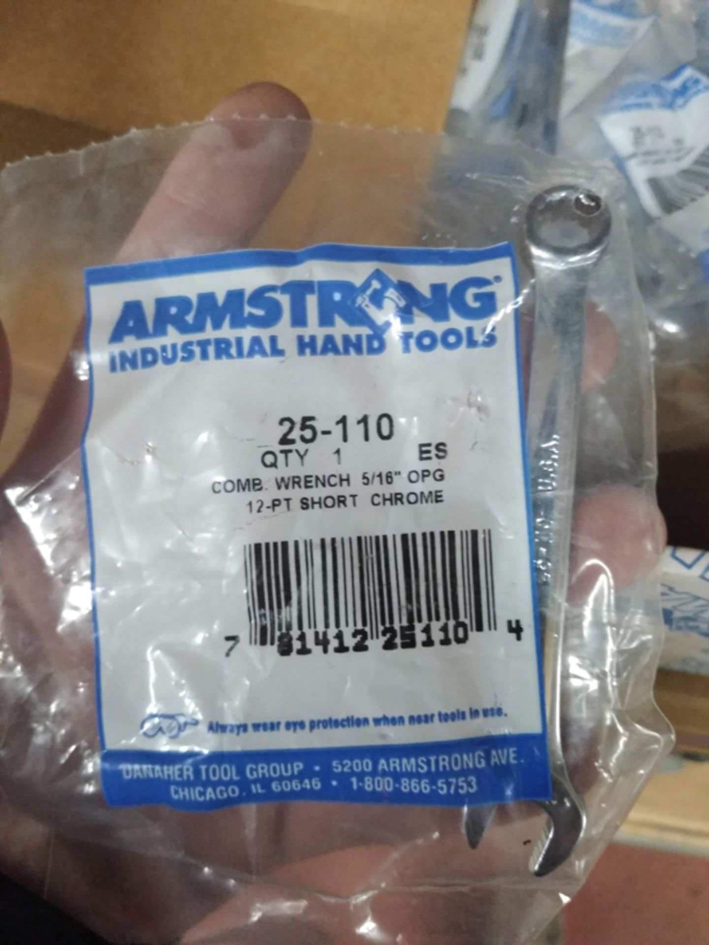 NEW SET OF ARMSTRONG COMBINATION WRENCHES 1/4" - 1" - Image 2 of 9