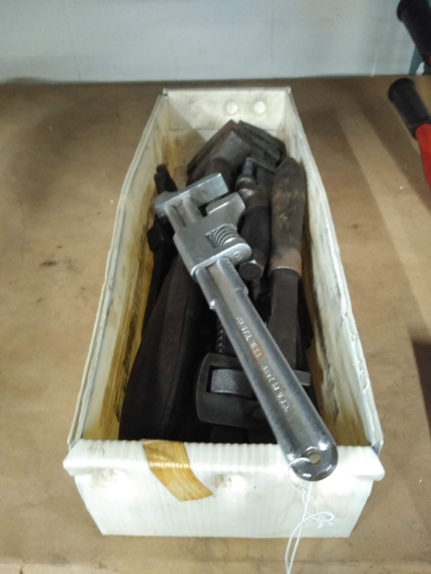 BOX OF WRENCHES