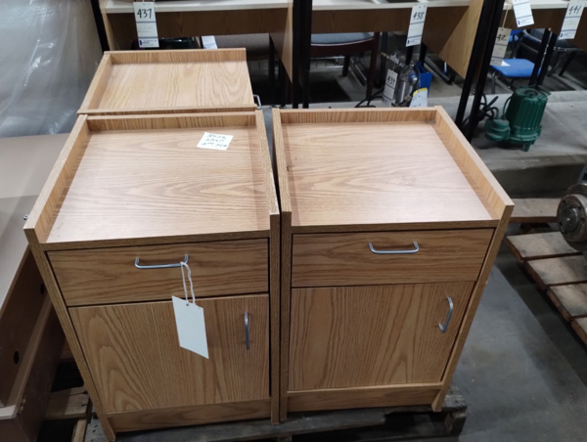 LOT OF 3 MEDICAL ROOM CABINETS