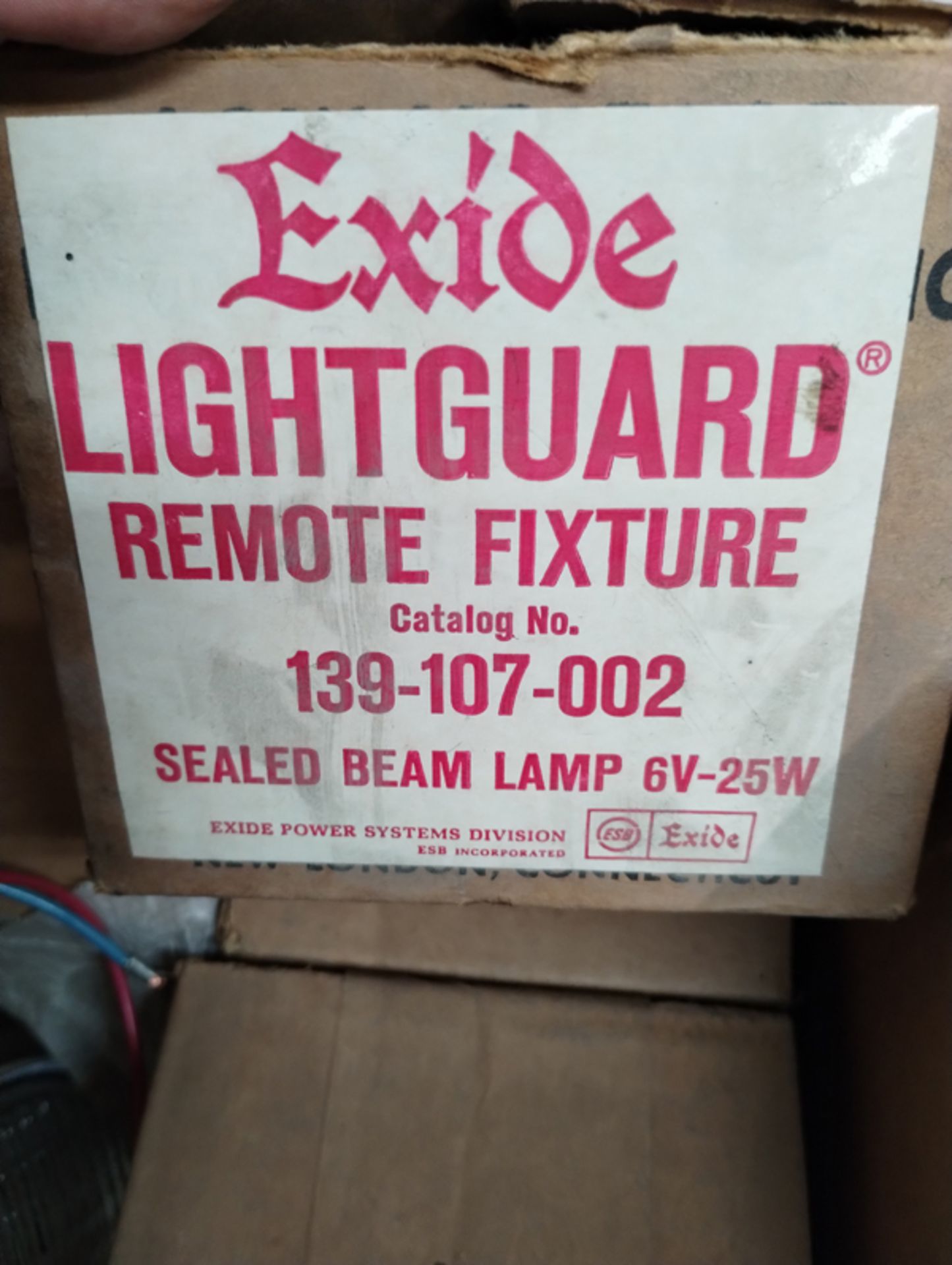 BOX OF EXIDE LAMPS 139-107-002 - Image 4 of 4