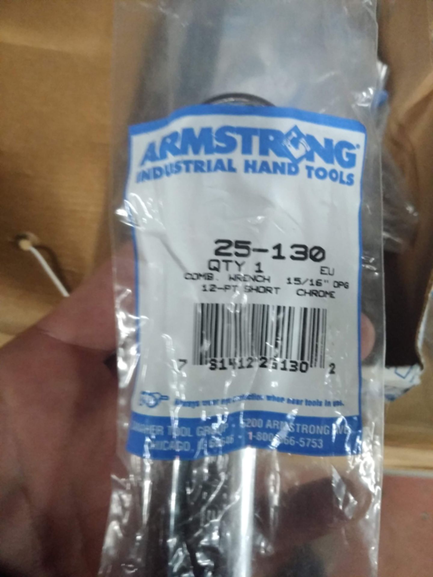 NEW SET OF ARMSTRONG COMBINATION WRENCHES 1/4" - 1" - Image 4 of 9