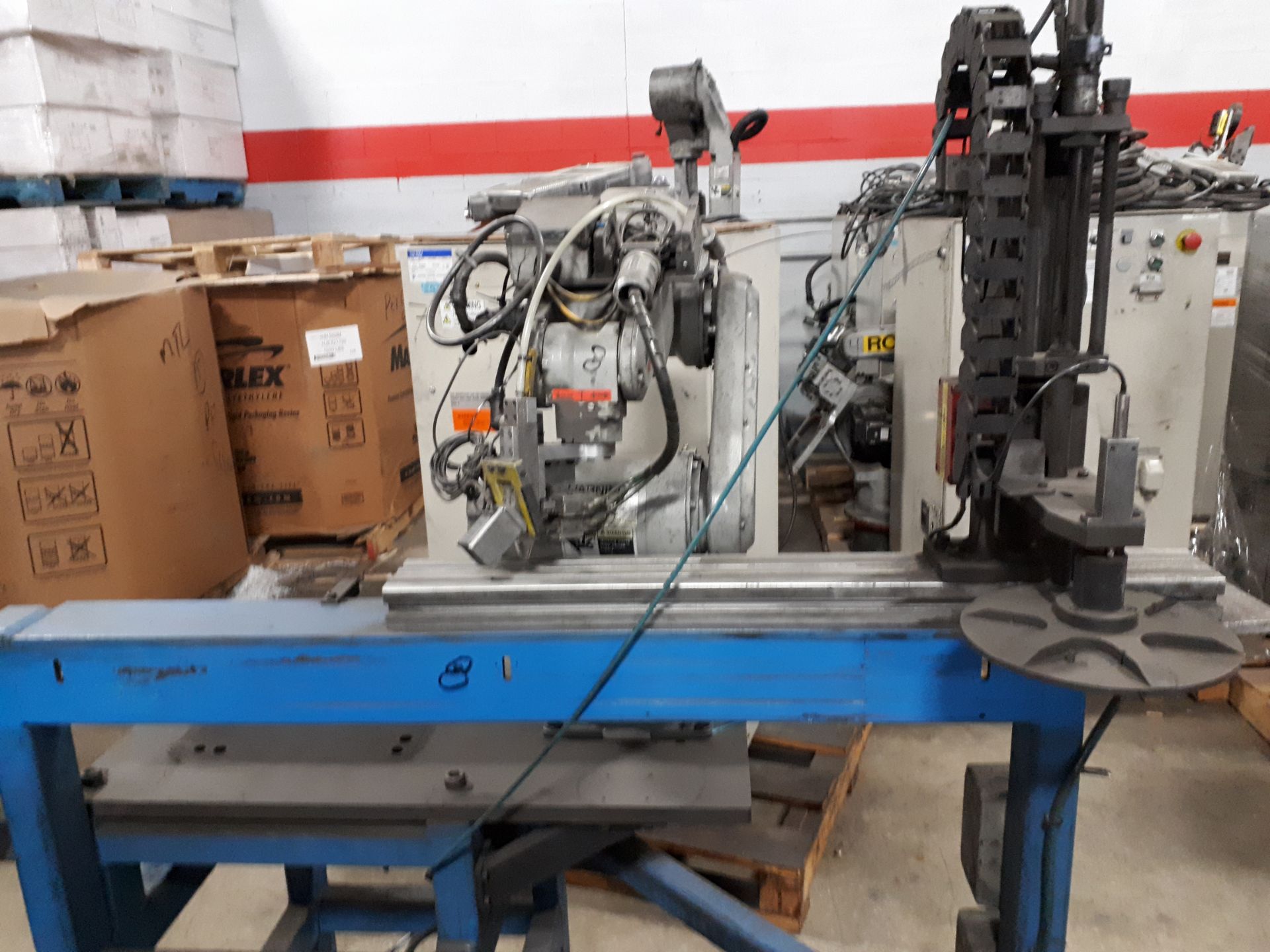 MOTOMAN ROBOT HP3 WITH NX 100 CONTROL, TEACH PENDANT, CABLES & GRIPPER