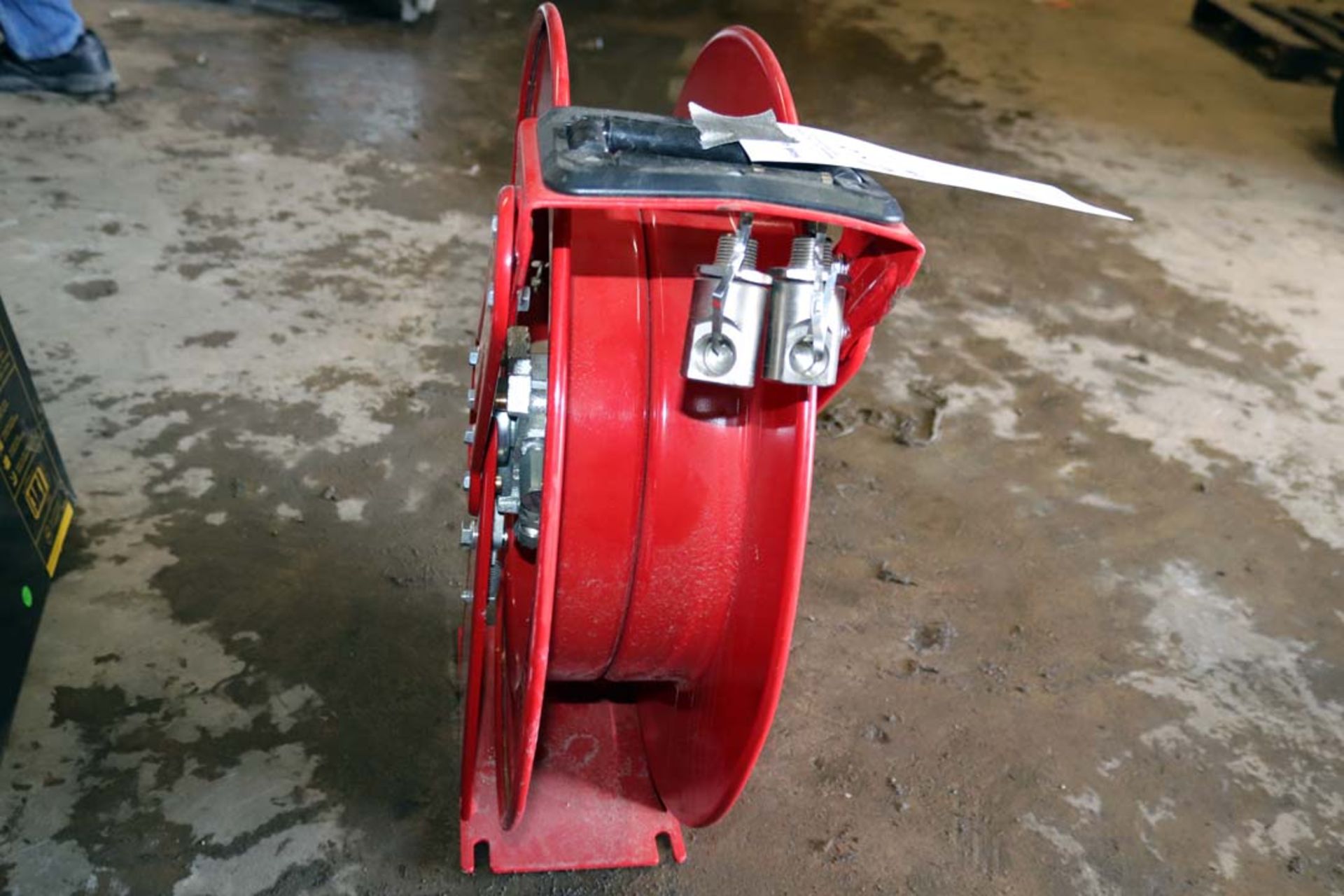 Reelcraft twin hydraulic hose reel model 38L522 - Image 5 of 5