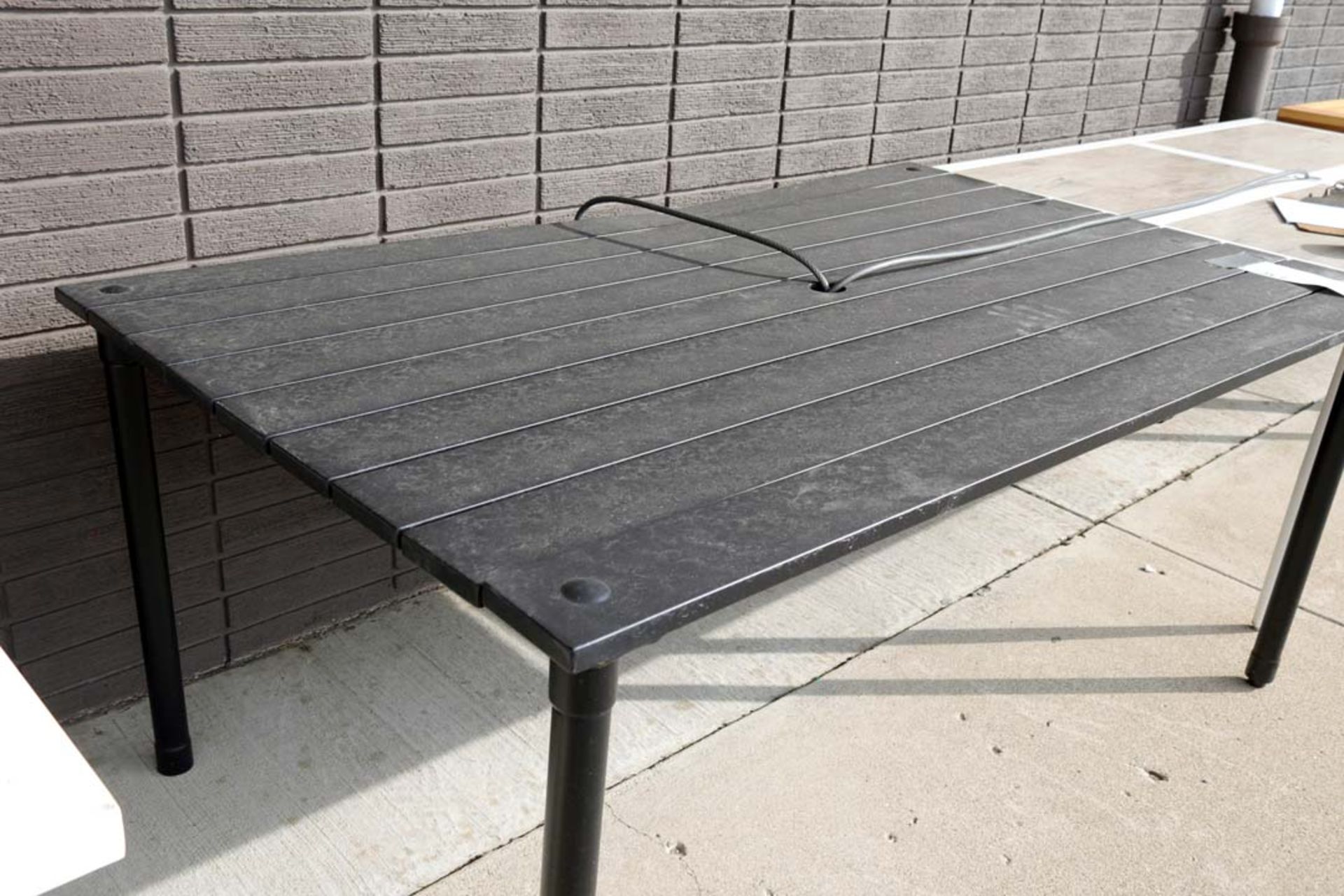 Metal Outdoor Table - Image 2 of 3