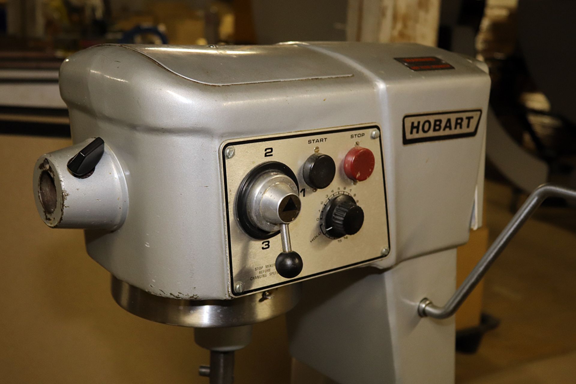 Hobart Commercial Mixer Model D300T with bowl and attachments - Image 2 of 4